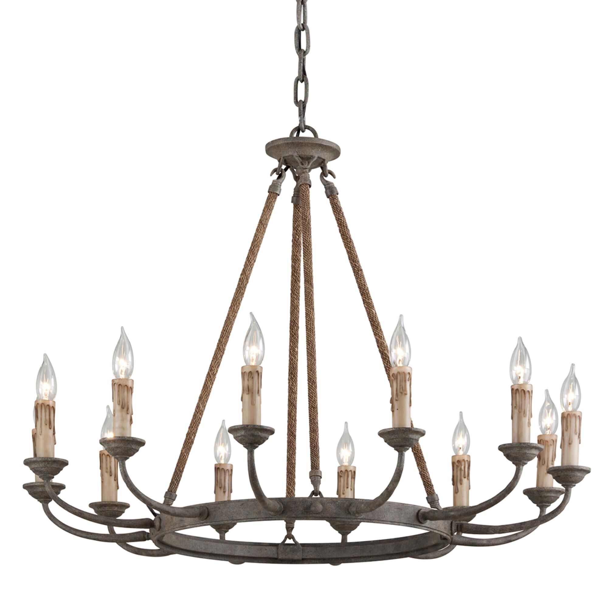 Cyrano 36 Inch Chandelier by Troy Lighting