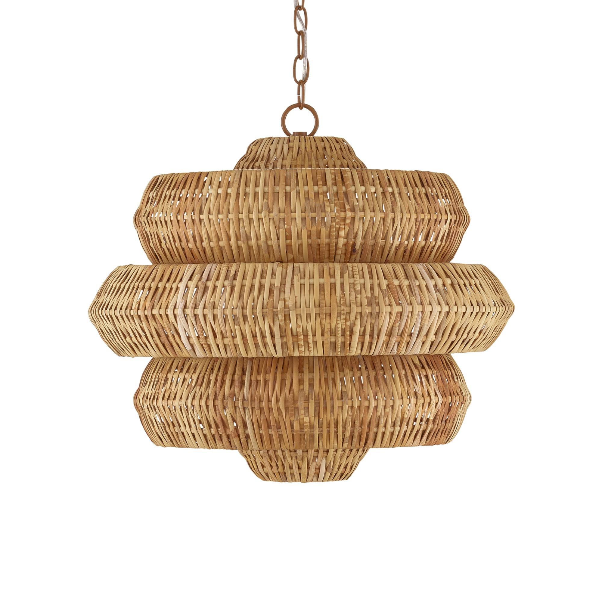 Shown in Khaki - Natural Rattan finish