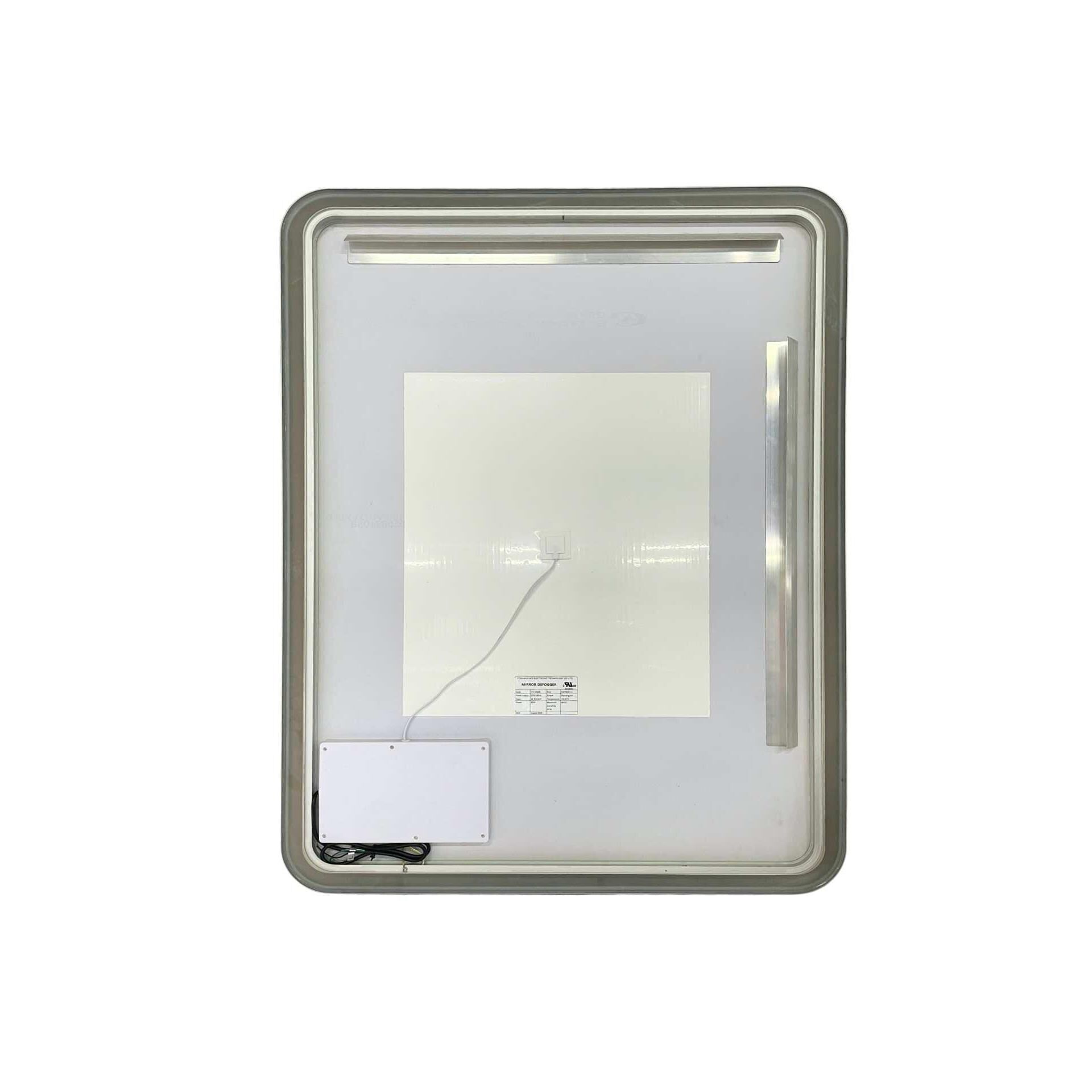 Harmoni 48 Inch Round LED Lighted Mirror by Elegant Decor