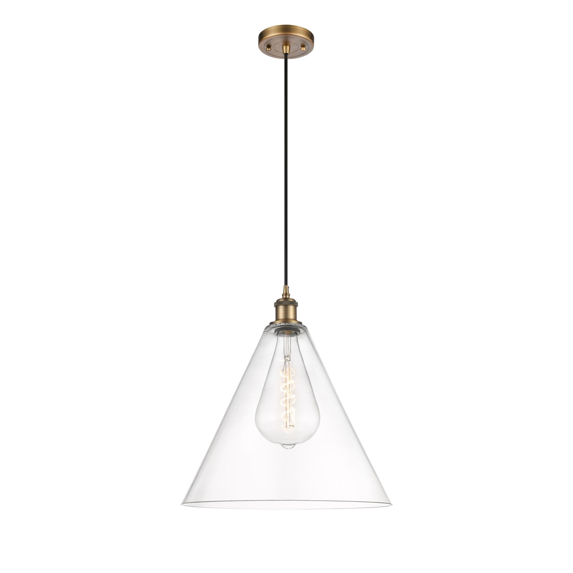 Innovations Lighting Bruno Marashlian Ballston Cone 16 Inch Large Pendant