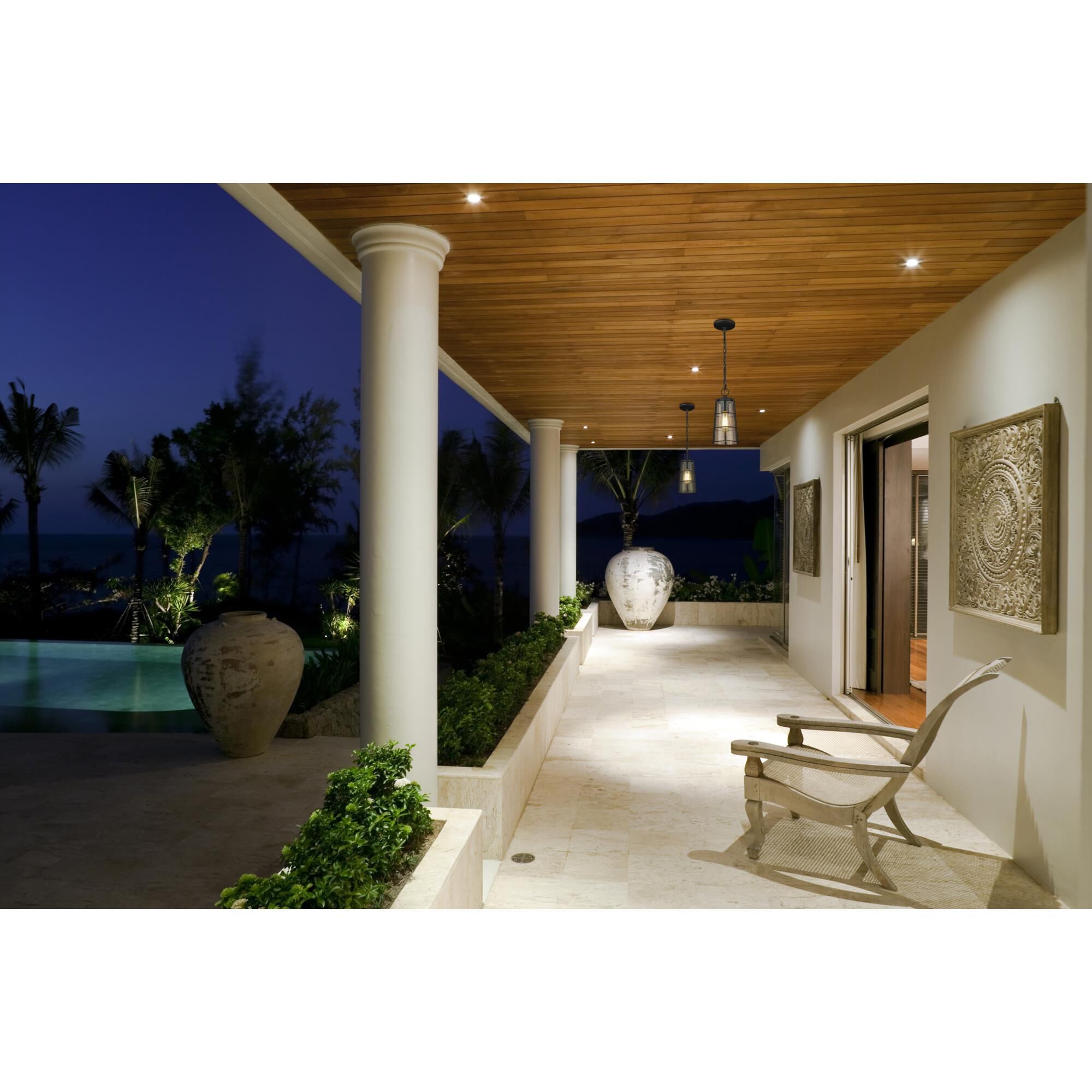 Z-Lite Helix 6 Inch Outdoor Flush Mount