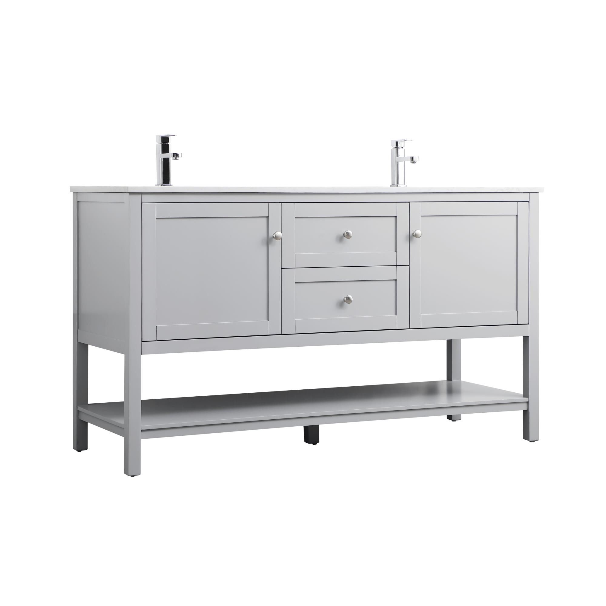 Heath 60 Inch Bath Vanity by Elegant Decor