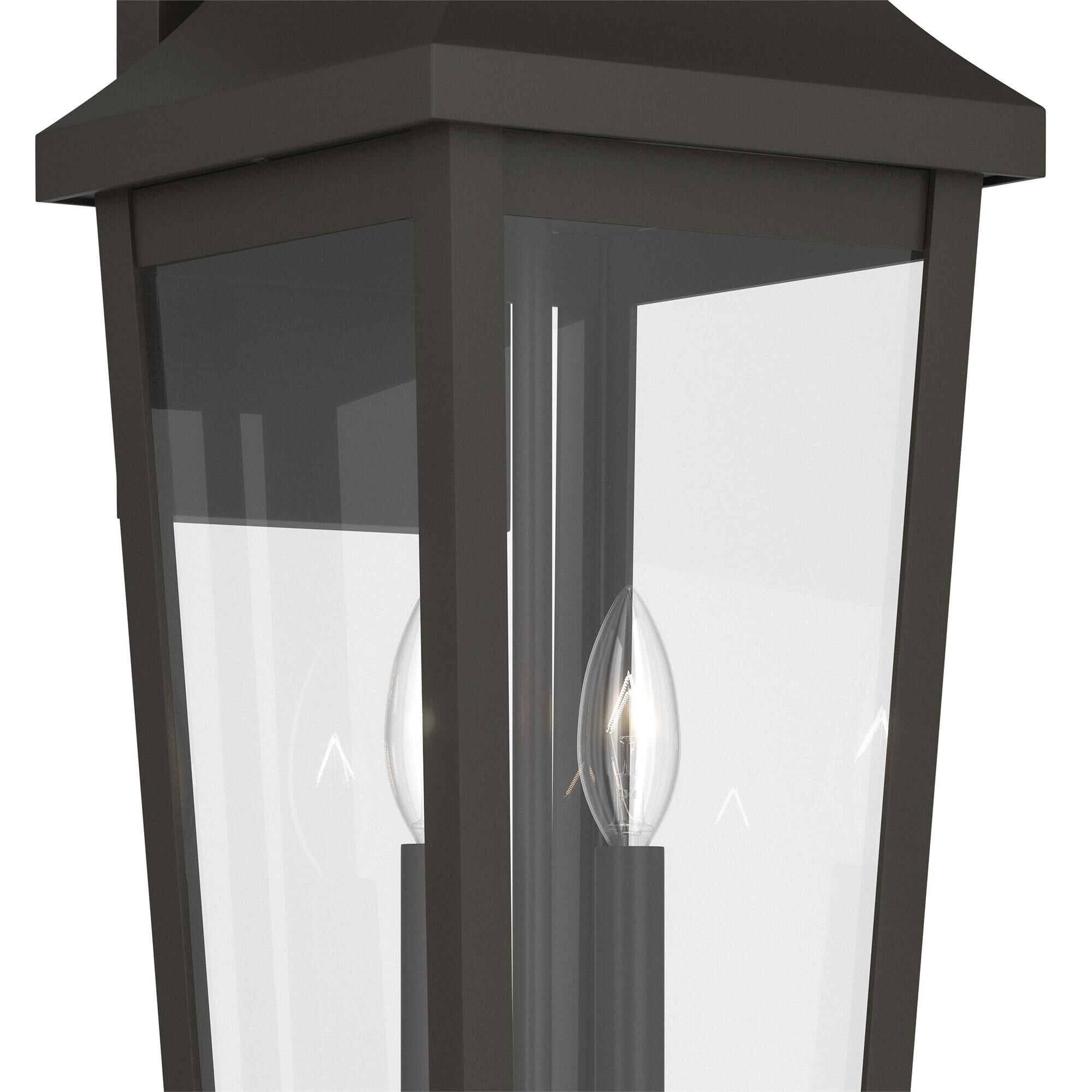 Shown in Olde Bronze finish and Clear glass