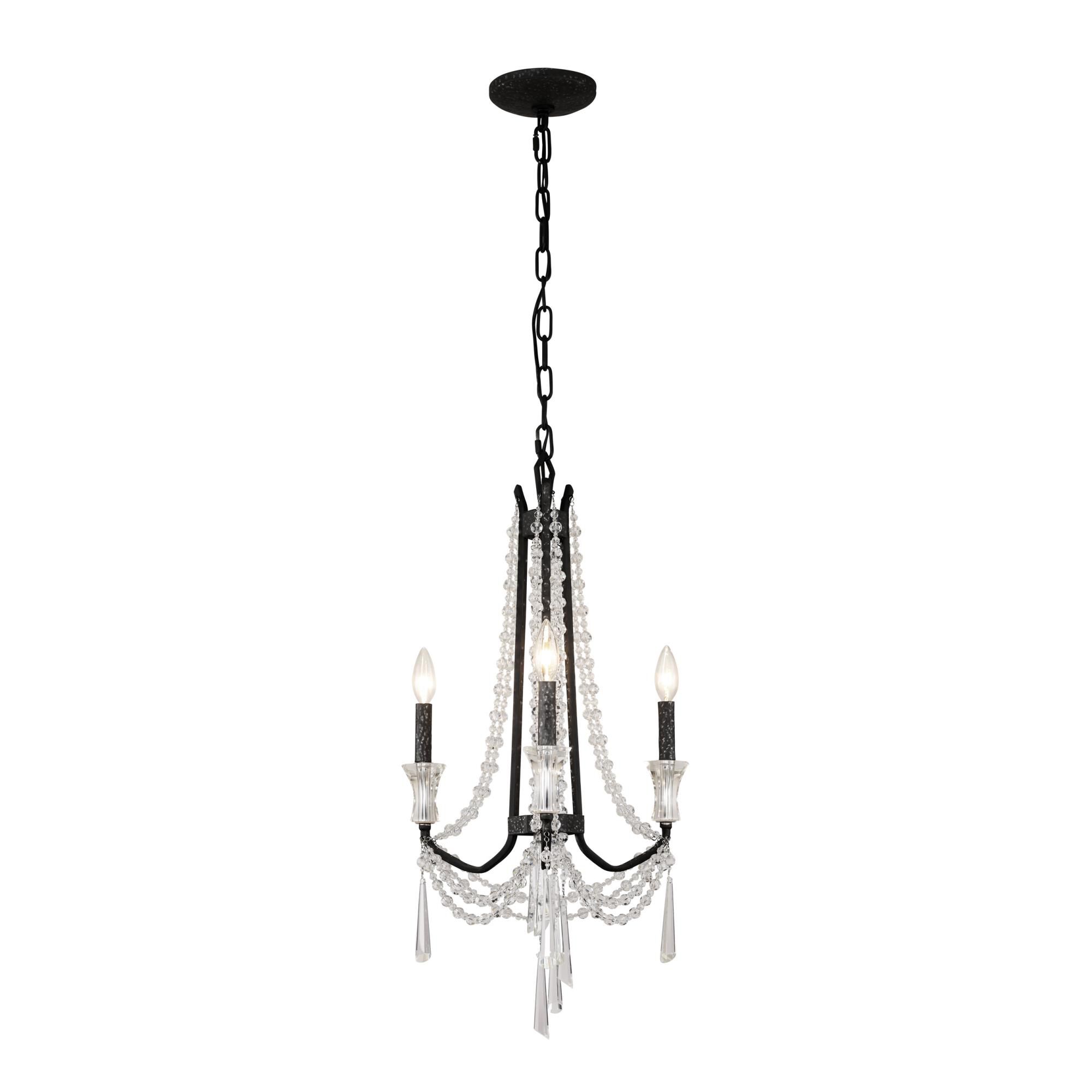 Barcelona 17 Inch 3 Light Mini Chandelier by Varaluz