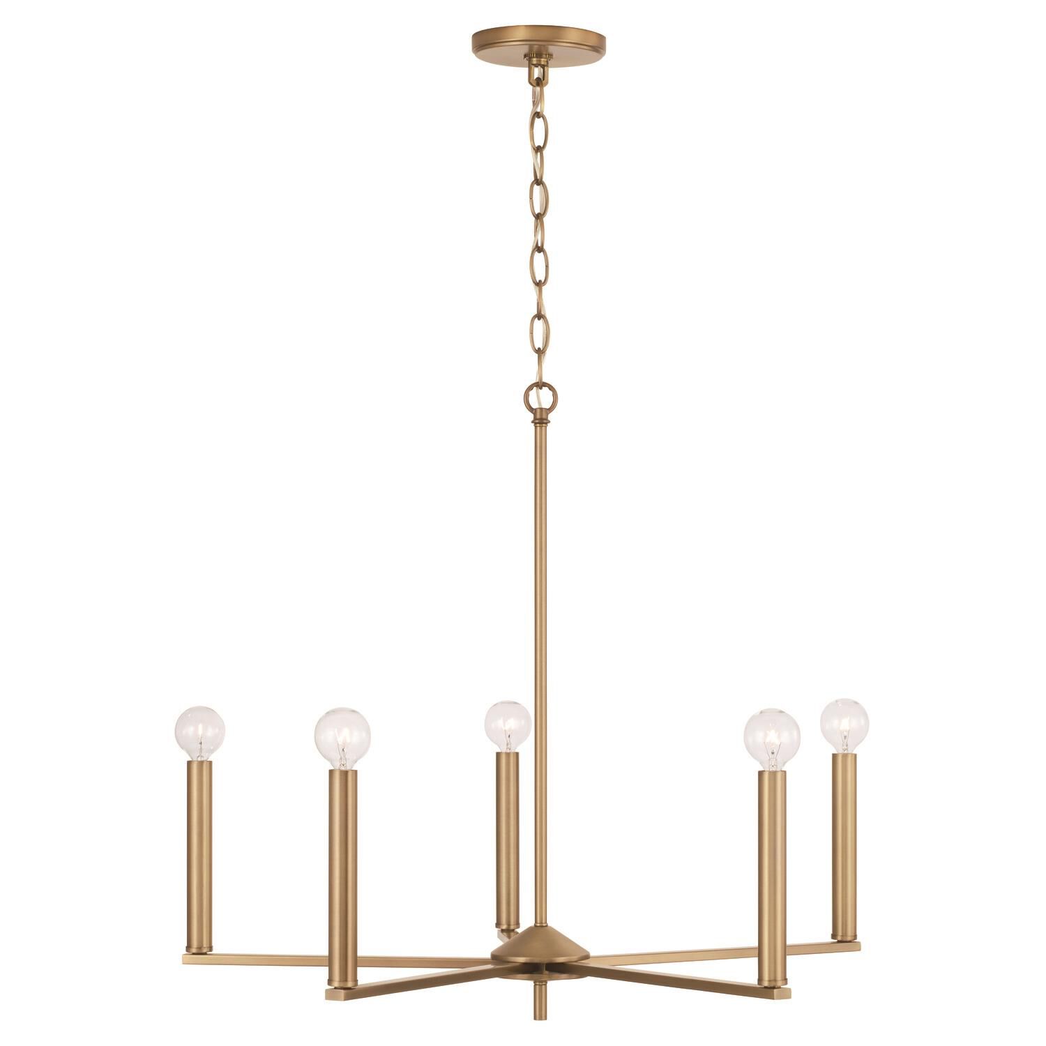 Portman 27 Inch 5 Light Chandelier by Homeplace by Capital Lighting Fixture Company