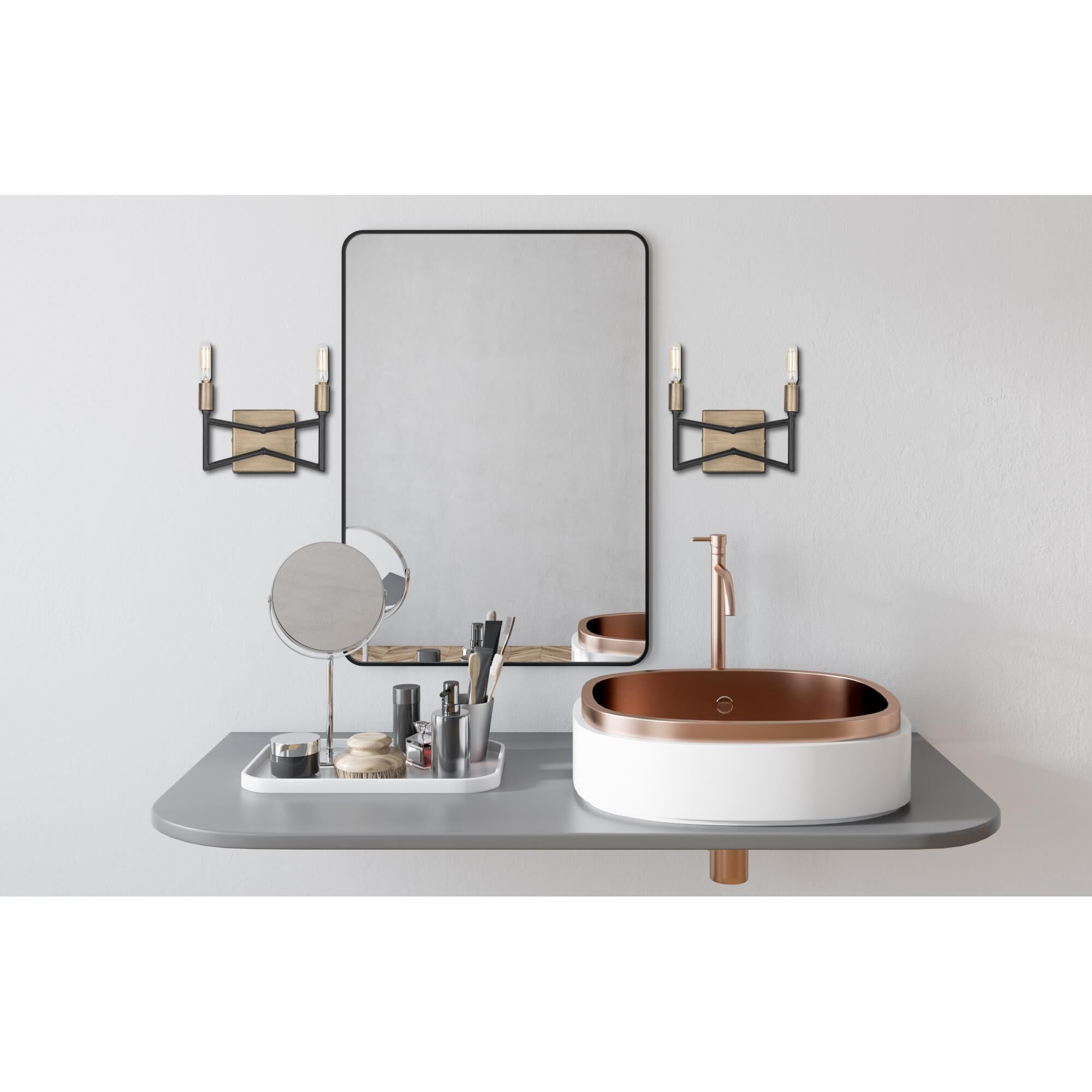 Bodie 9 Inch 2 Light Bath Vanity Light by Varaluz