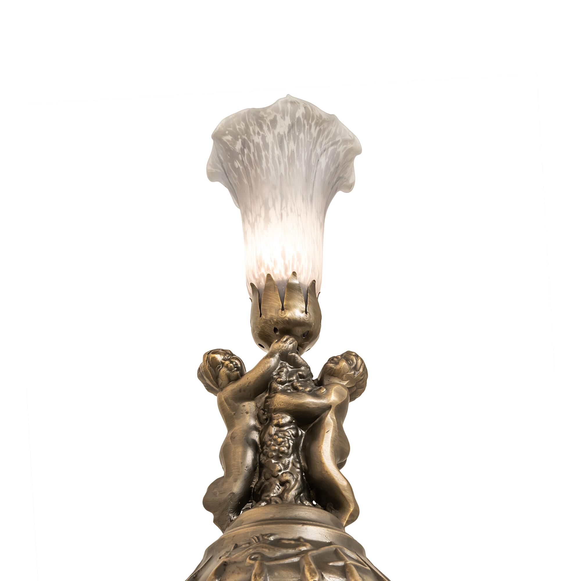 Gray 13 Inch Accent Lamp by Meyda Lighting