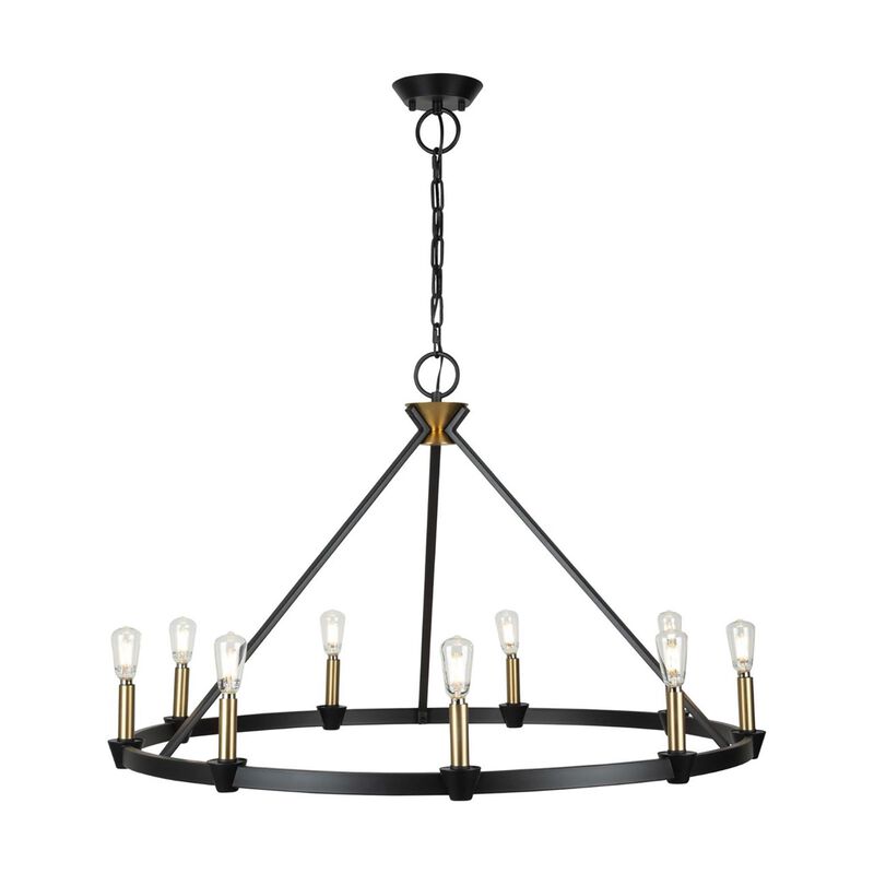 Kevin Kraemer Notting Hill 36 Inch 9 Light Chandelier by Artcraft