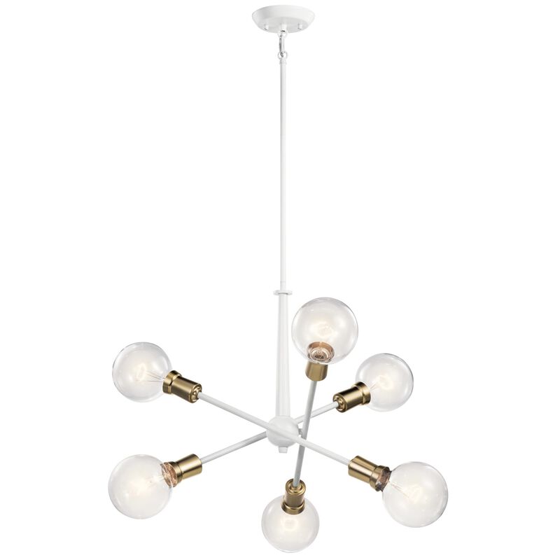 Armstrong 20 Inch 6 Light Mini Chandelier by Kichler Lighting