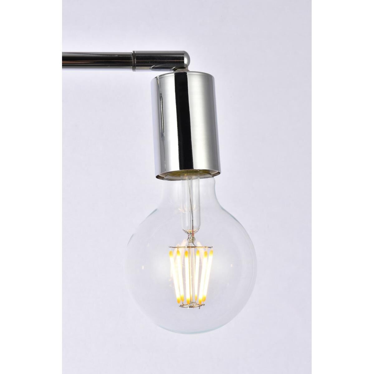Zane 5 Inch Semi Flush Mount by Elegant Lighting