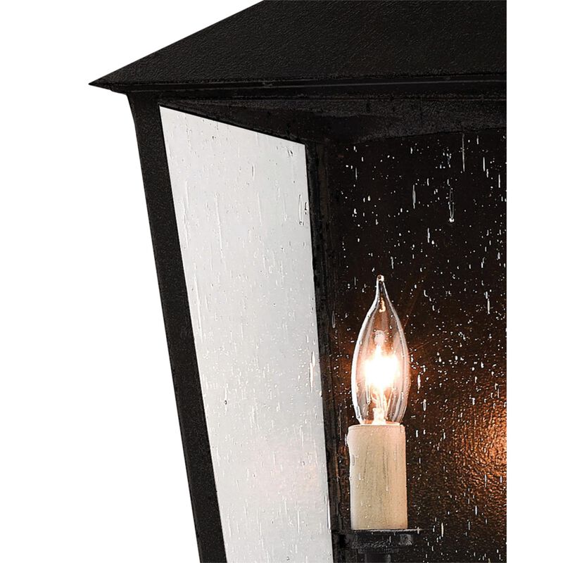 Bening 17 Inch Tall 2 Light Outdoor Wall Light by Currey and Company