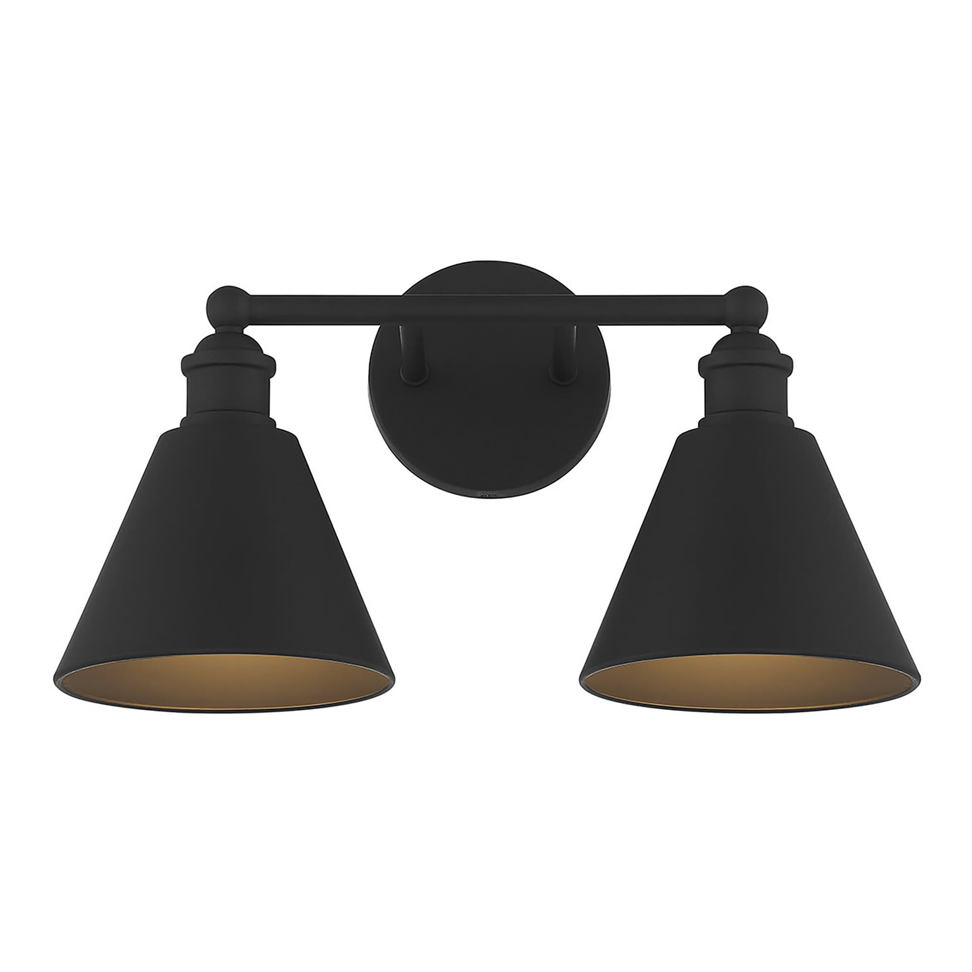 Shown in Matte Black finish and Matte Black Metal shade
