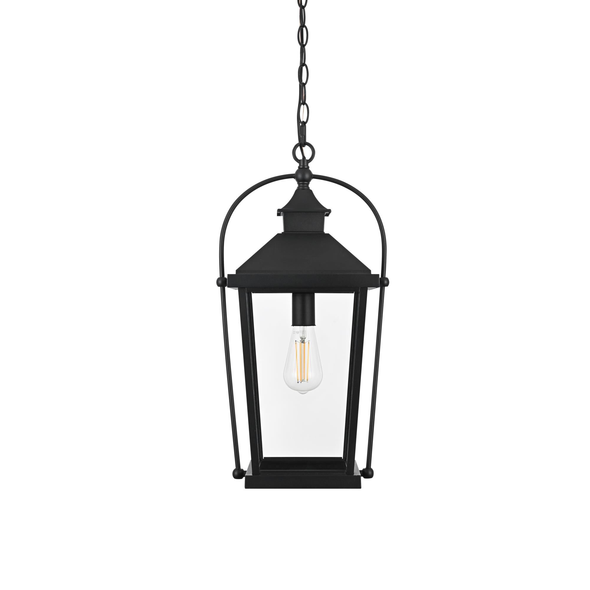 Luz 21 Inch Outdoor Hanging Lantern by Elegant Lighting