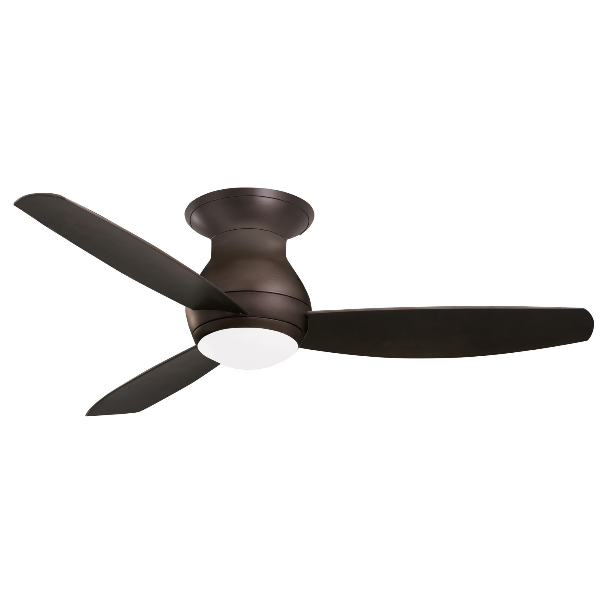 Curva Sky Outdoor Rated 52 Inch Flush Mount Fan with Light Kit by Emerson