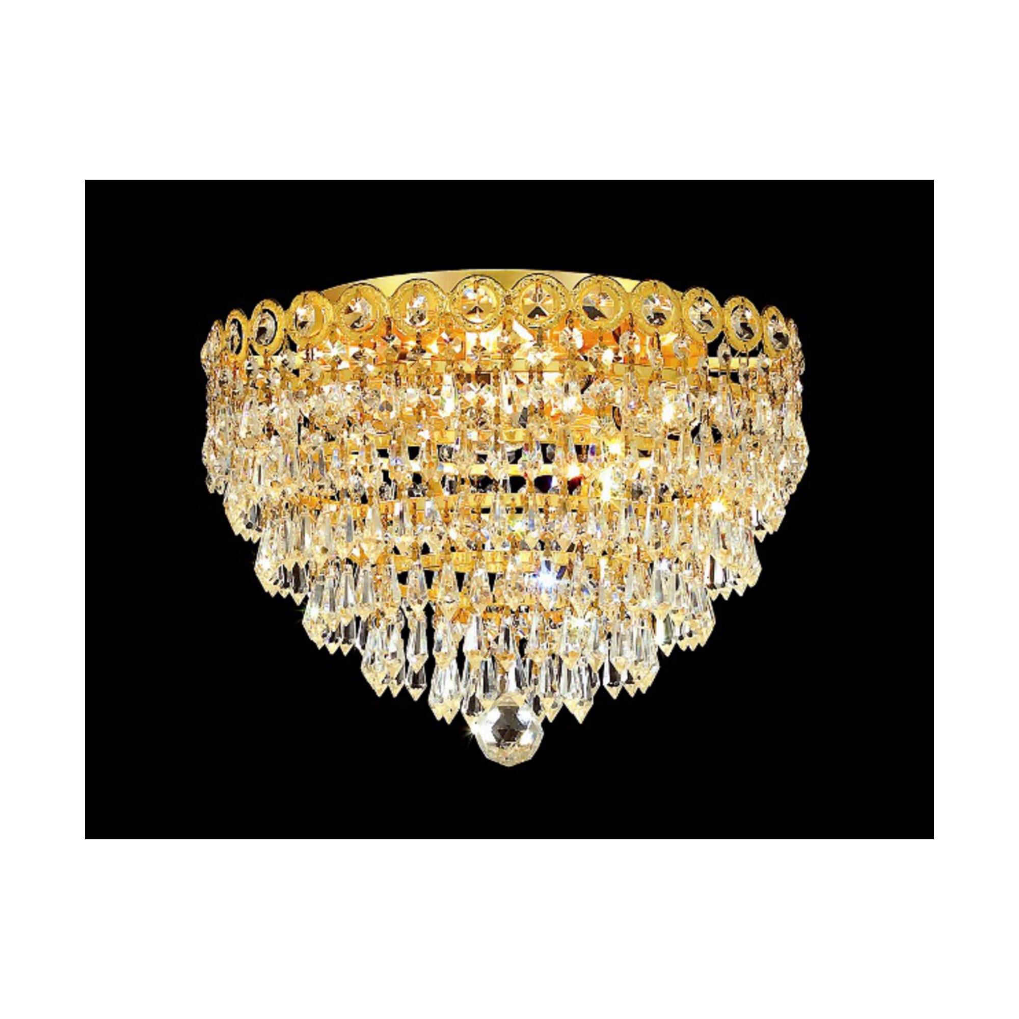 Century 14 Inch 4 Light Flush Mount by Elegant Lighting