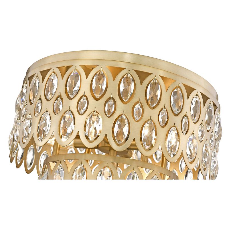 Dealey 15 Inch 5 Light Flush Mount by Z-Lite