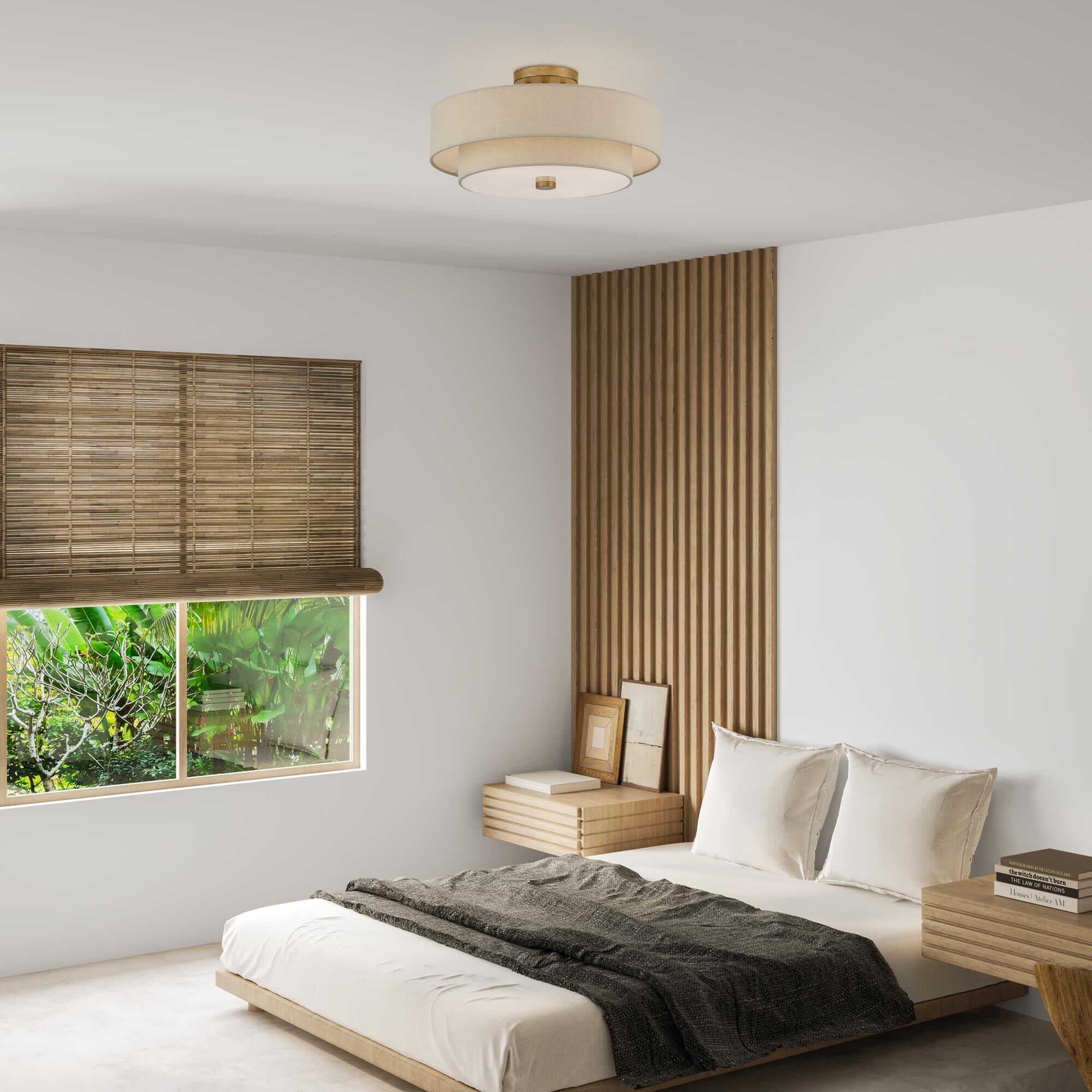 Bellingham 18 Inch Semi Flush Mount by Livex Lighting