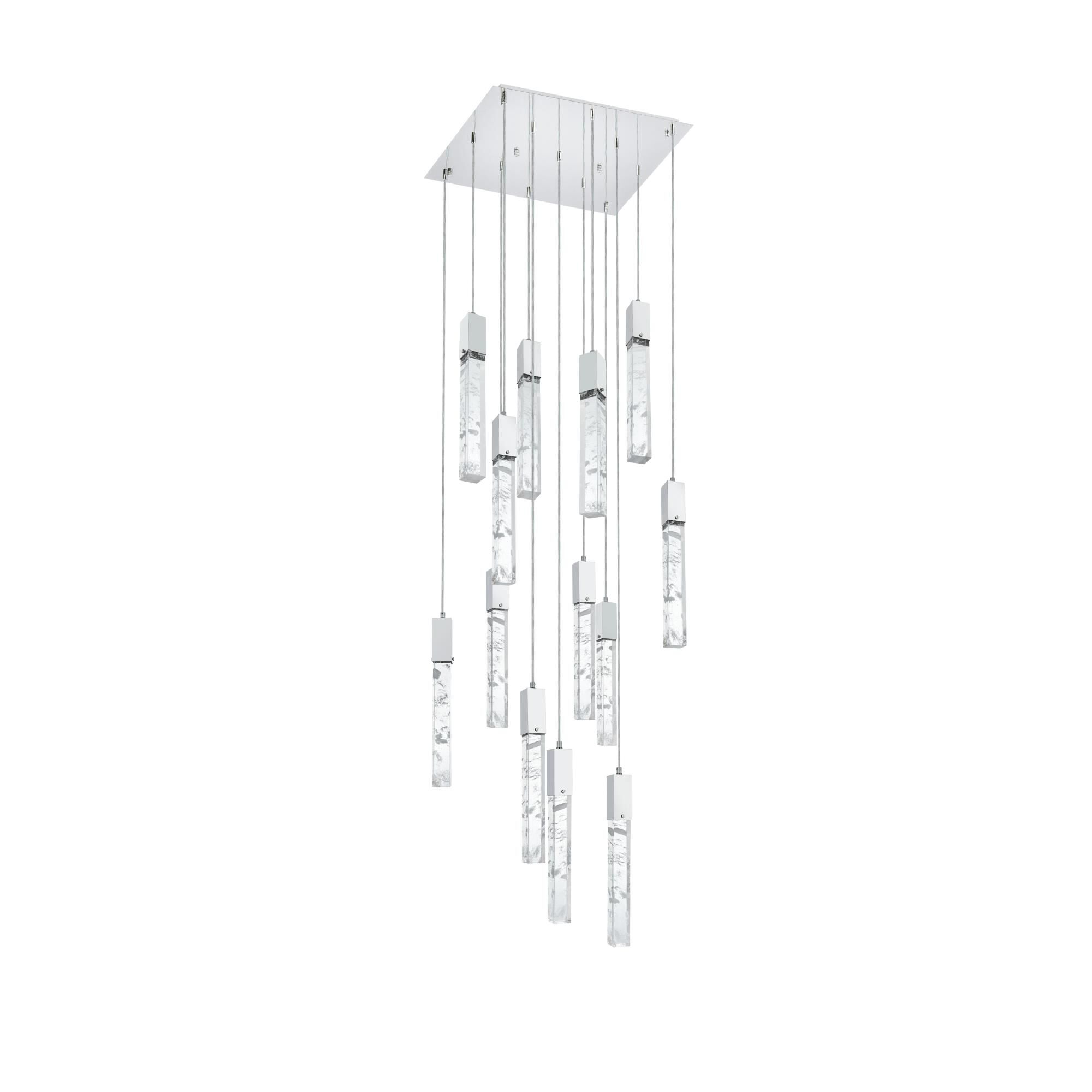 Aurora 26 Inch Multi Light Pendant by Elegant Lighting