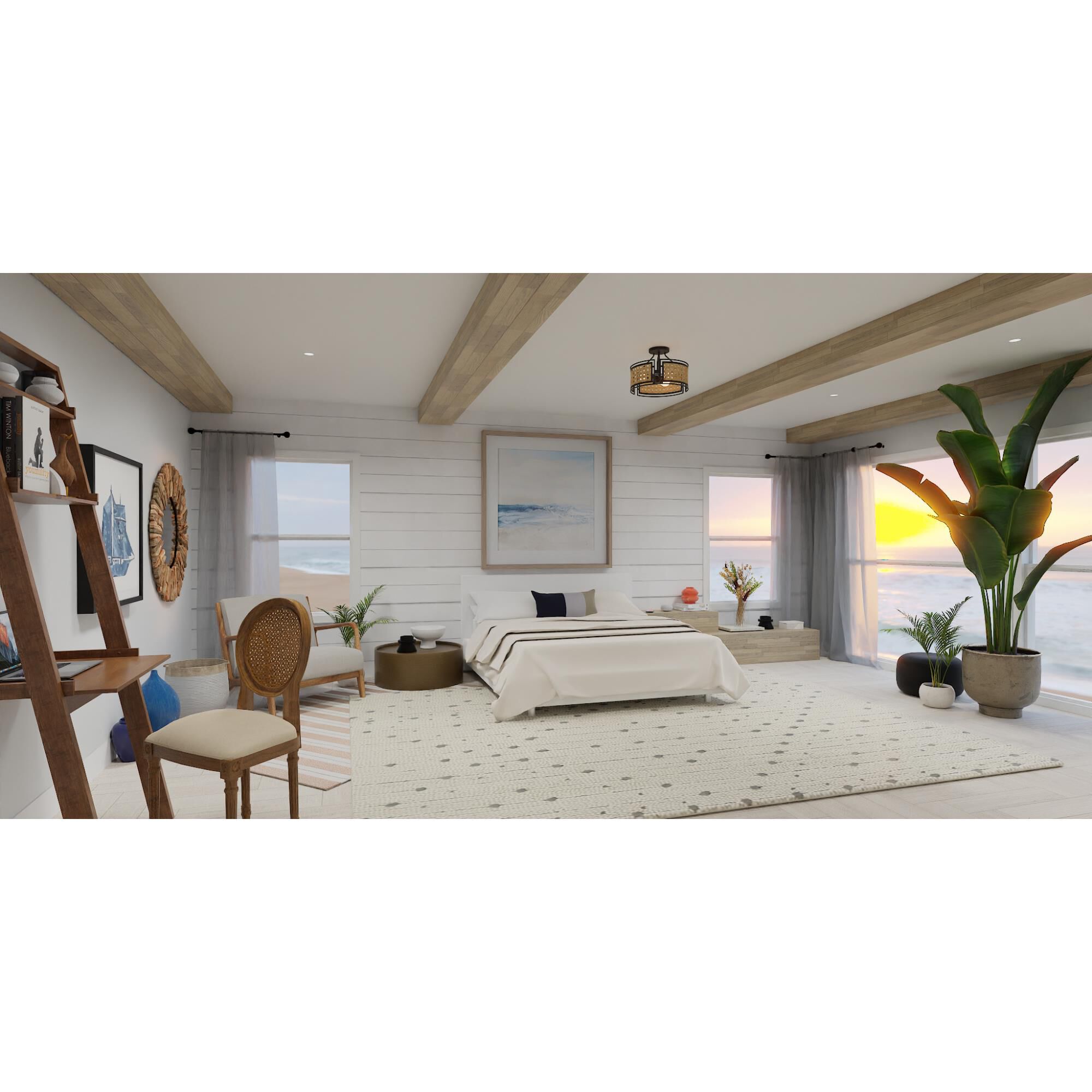 Priya 14 Inch 3 Light Semi Flush Mount by Quoizel