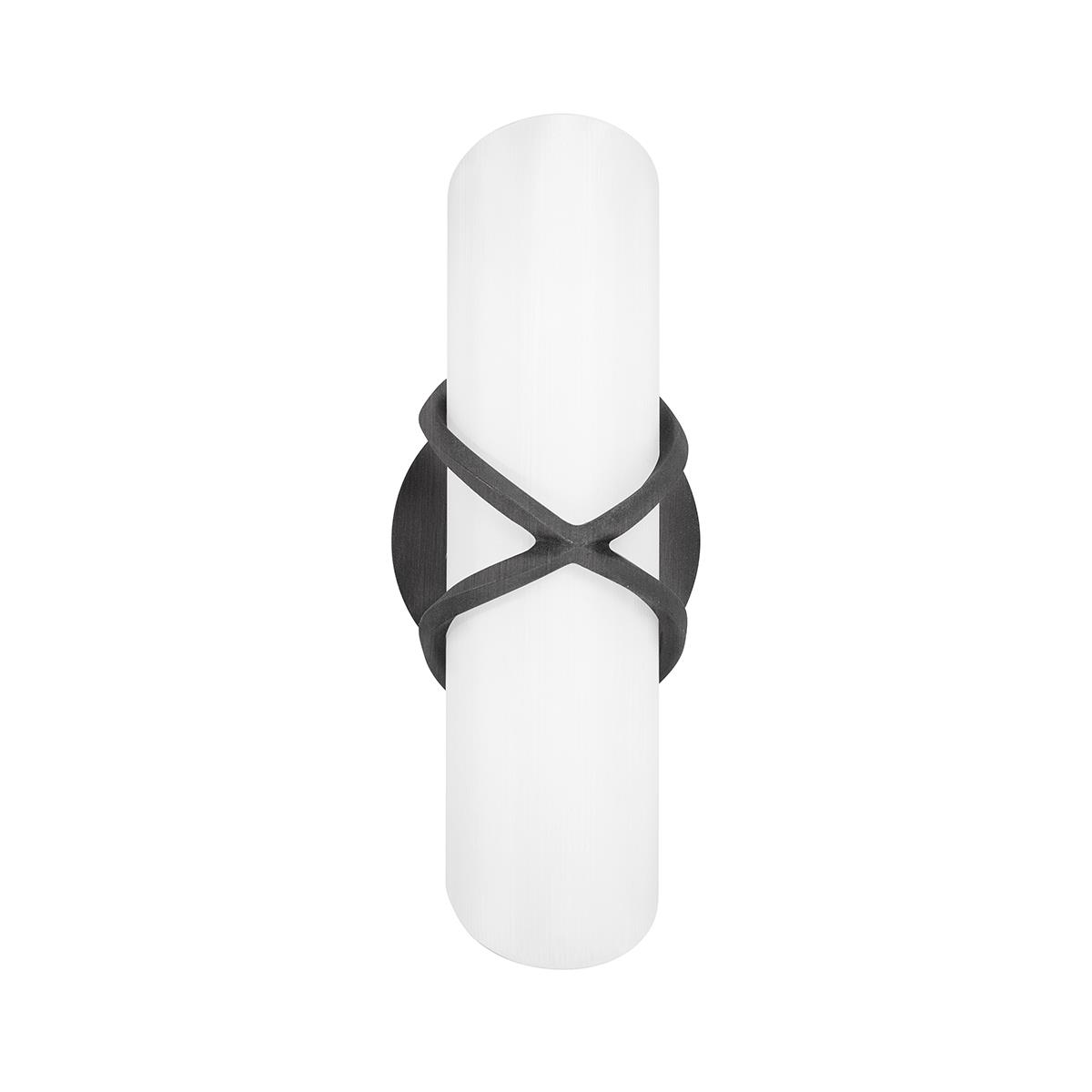 Shown in Graphite finish and Matte Opal glass