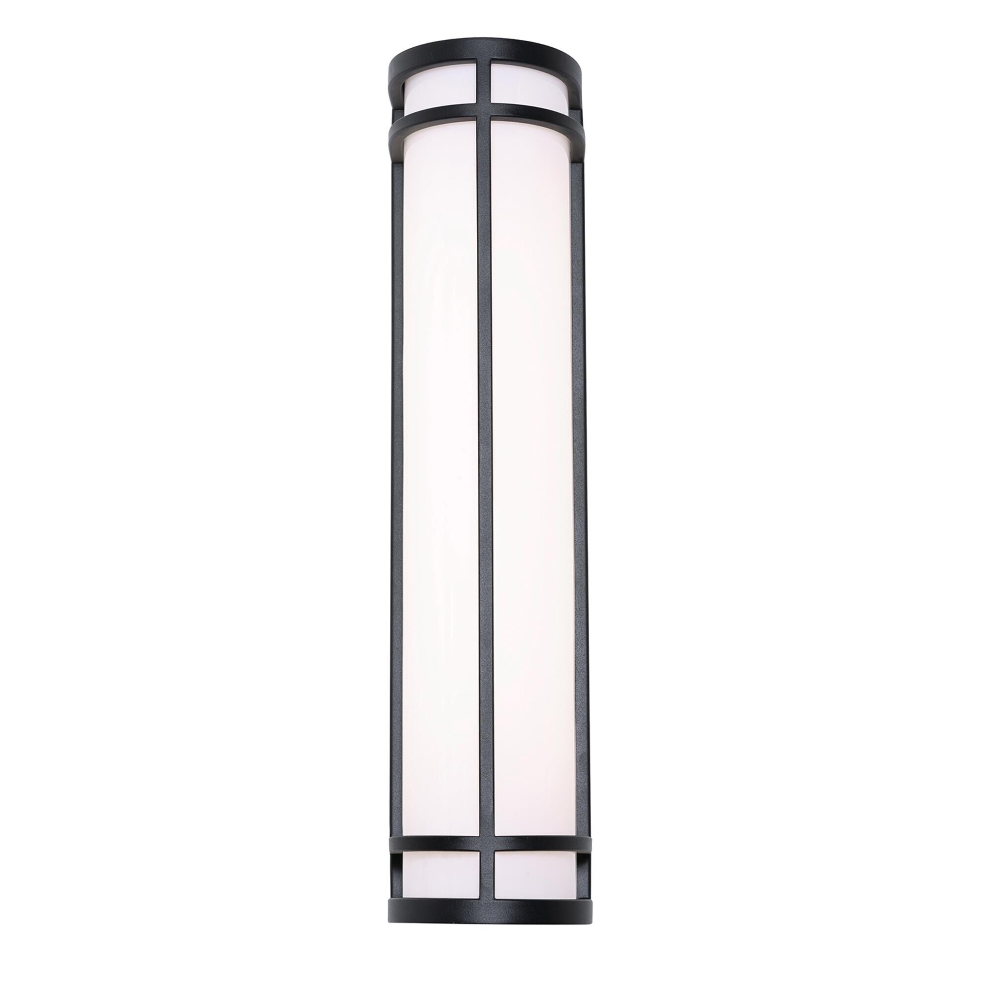 Shown in Black finish and White Acrylic Diffuser glass
