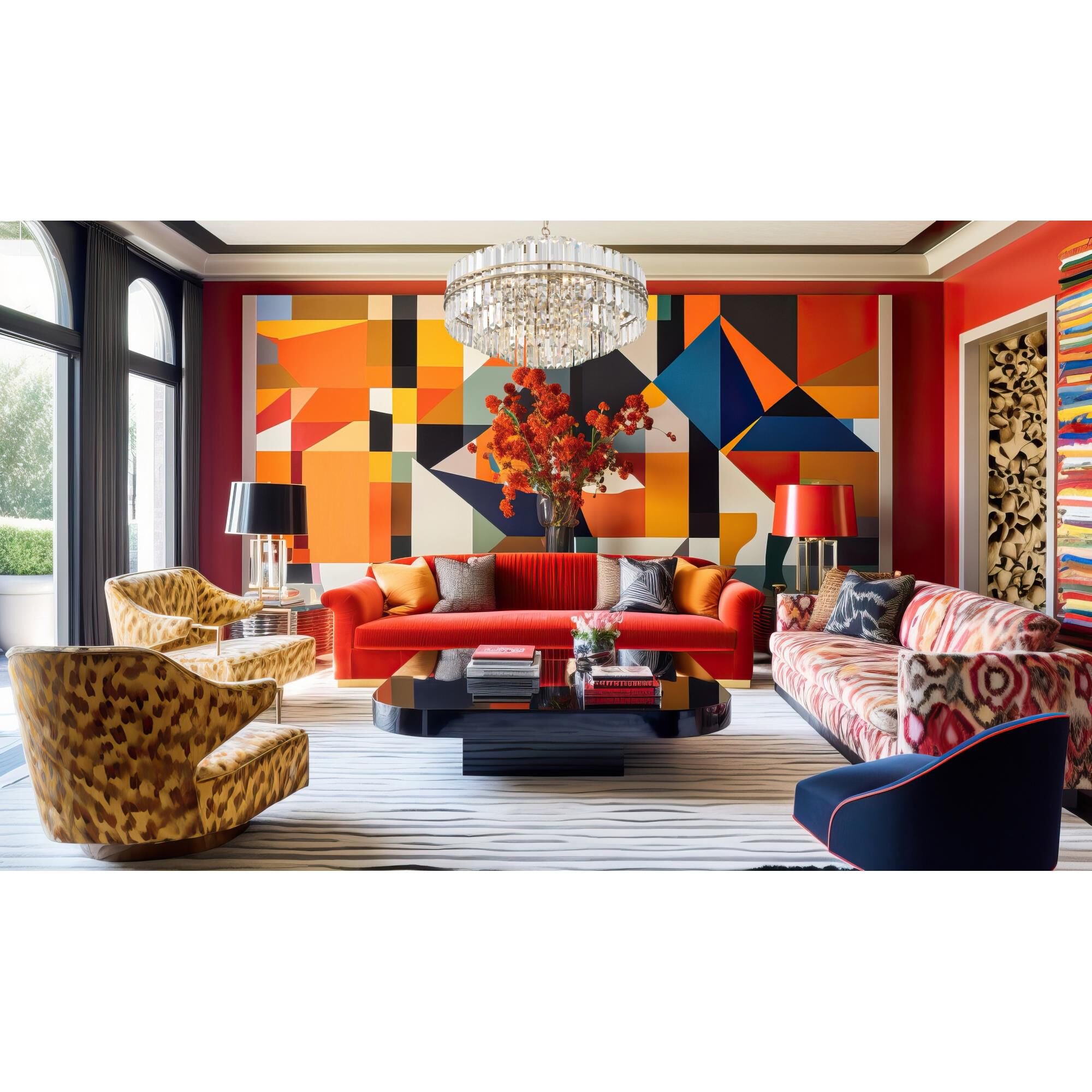 Hayes 28 Inch 16 Light Chandelier by Crystorama