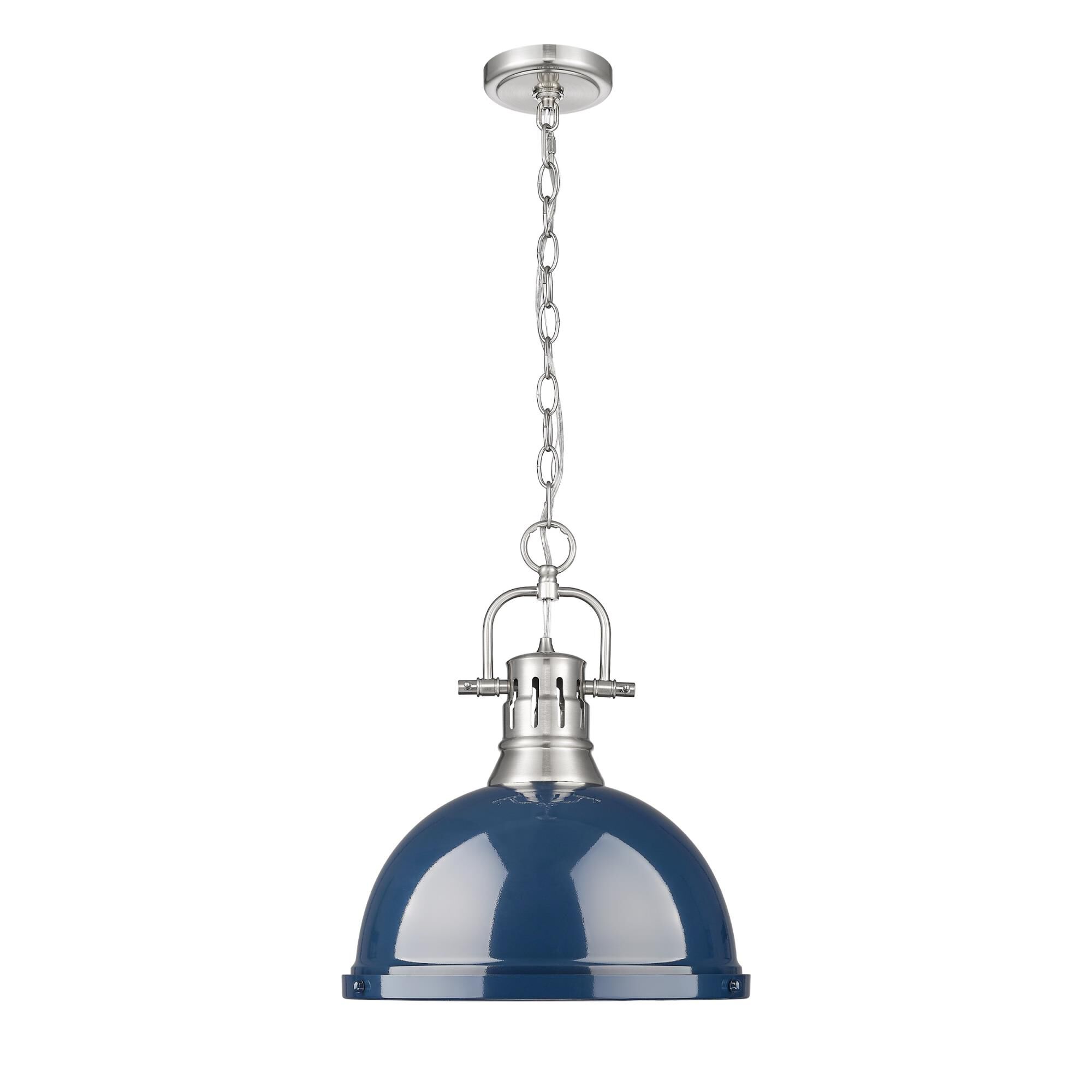 Shown in Navy Blue finish and Navy Blue shade