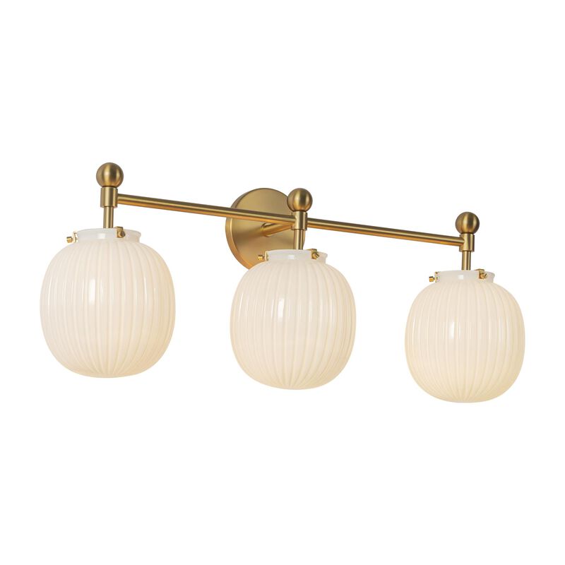 Peyton Fox Cherise 28 Inch 3 Light Bath Vanity Light by Alora Mood