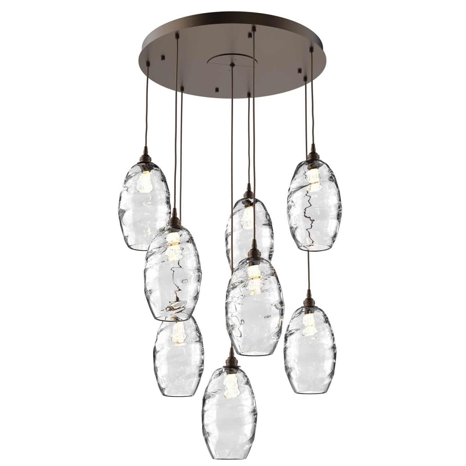Ellisse Multi Light Pendant by Hammerton Studio