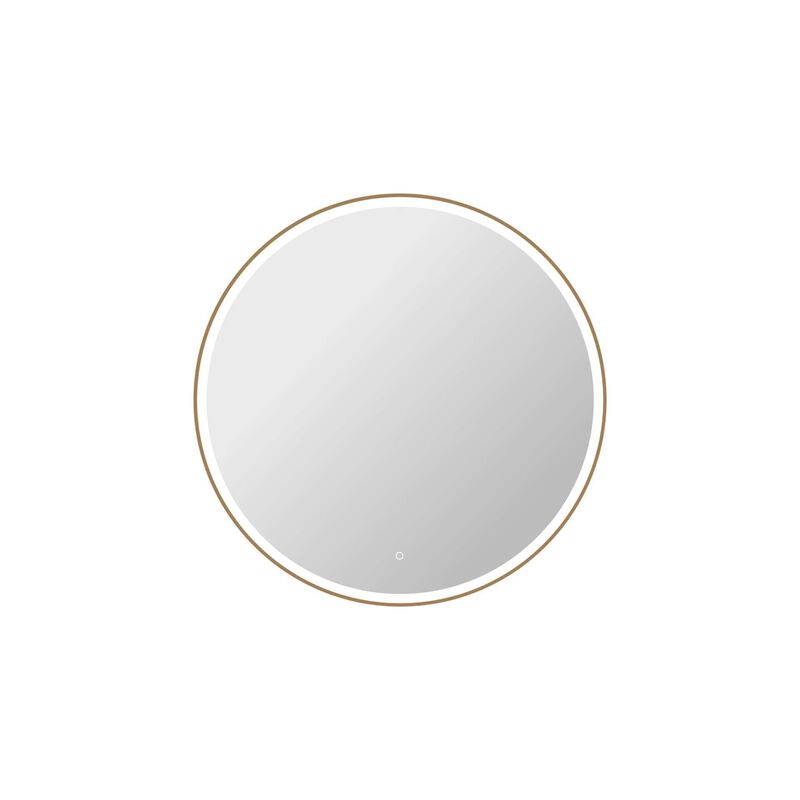 Harmoni 45 Inch Round LED Lighted Mirror by Elegant Decor