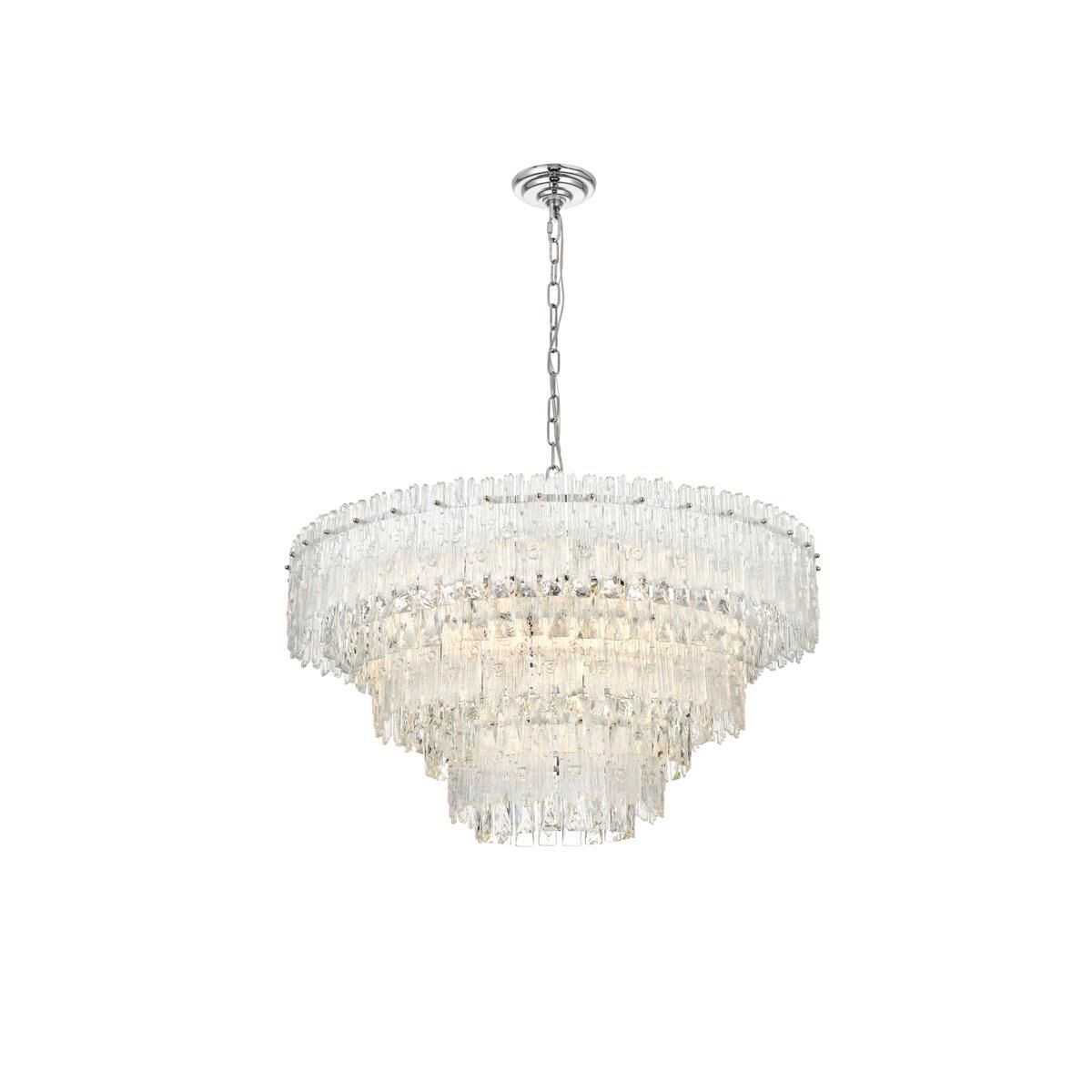Emilia 31 Inch Large Pendant by Elegant Lighting