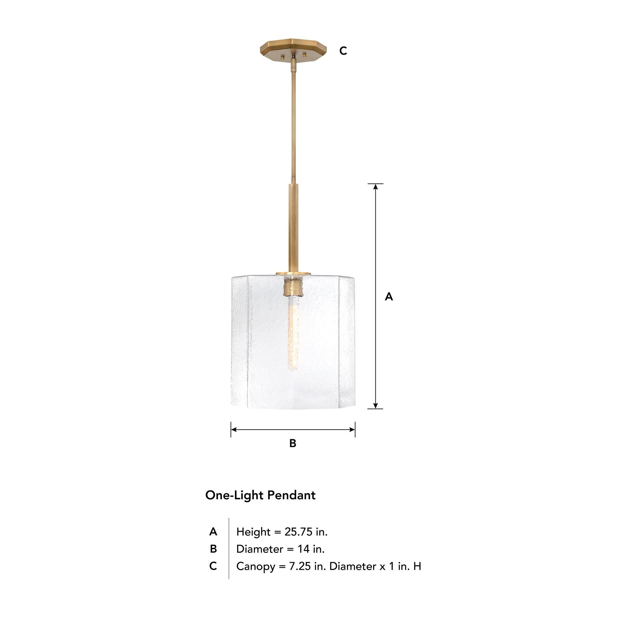 Haven 14 Inch Large Pendant by Designers Fountain