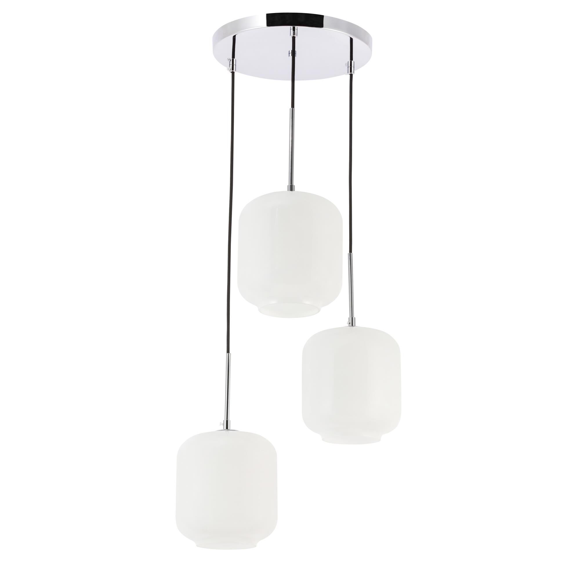 Collier 17 Inch 3 Light Multi Light Pendant by Elegant Lighting