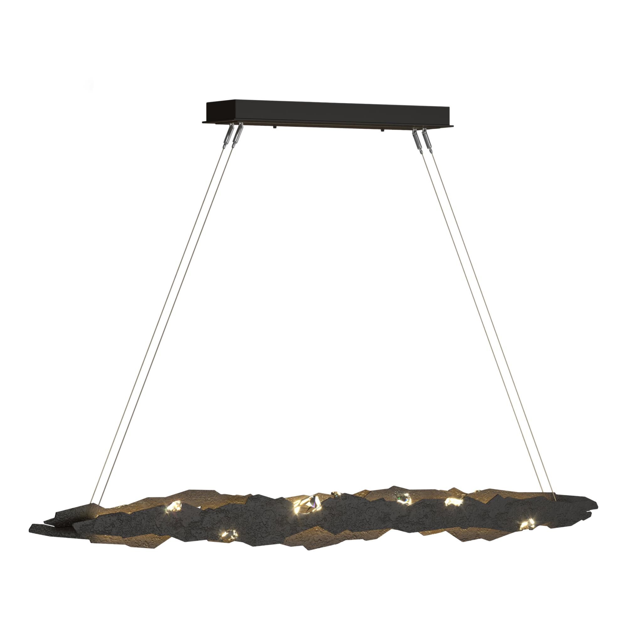 Hubbardton Forge Trove 52 Inch LED Linear Suspension Light