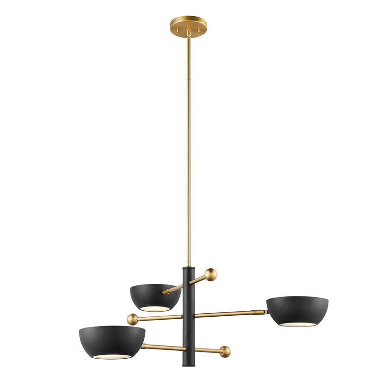 34 Inch Chandelier by Meridian Lighting