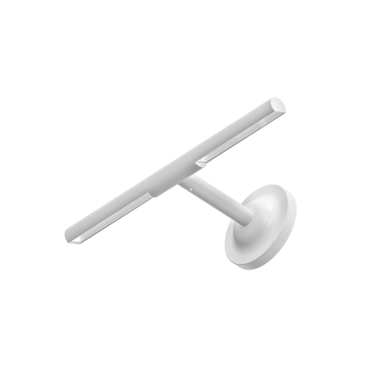 Shown in Matte White finish and Clear glass