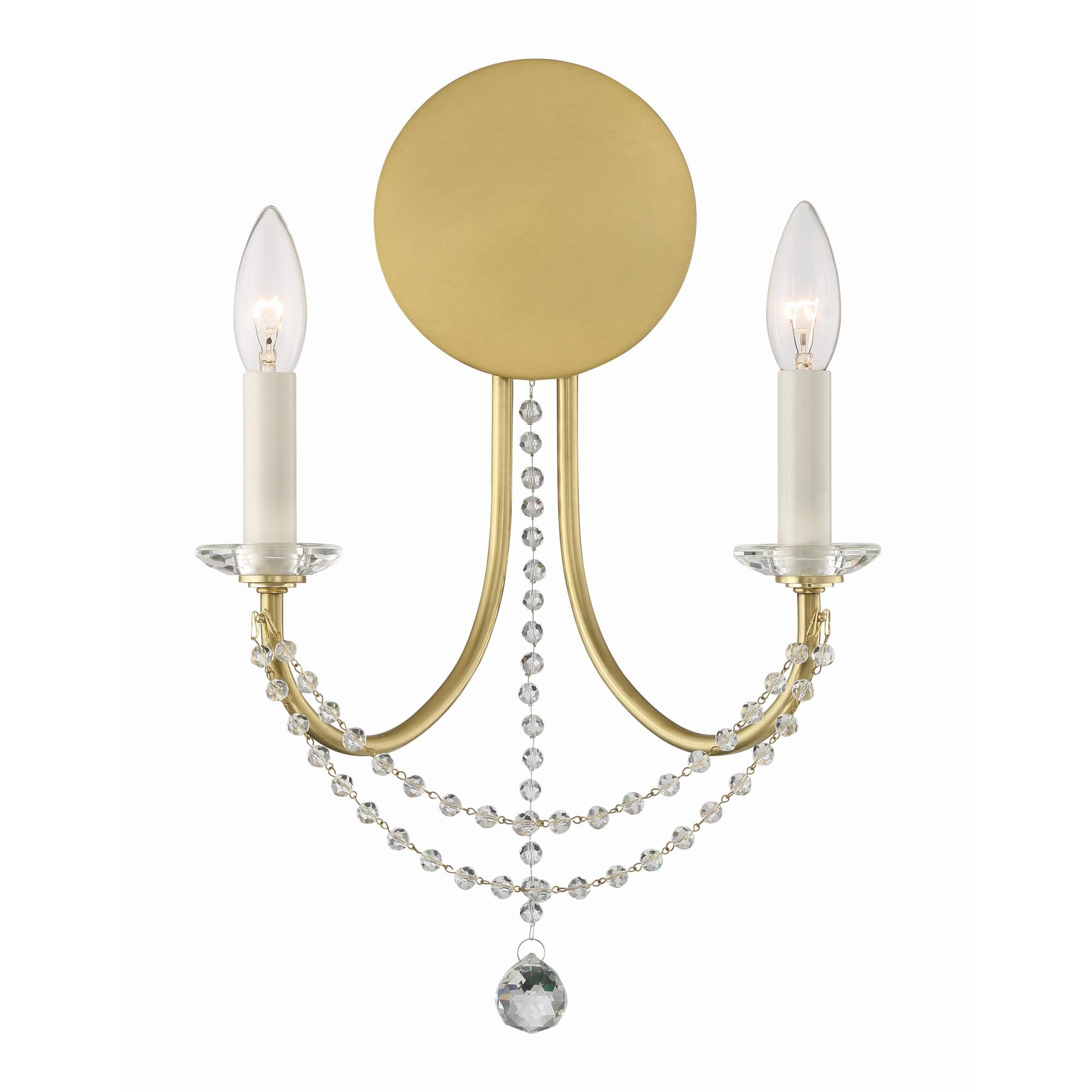 Delilah 16 Inch Wall Sconce by Crystorama