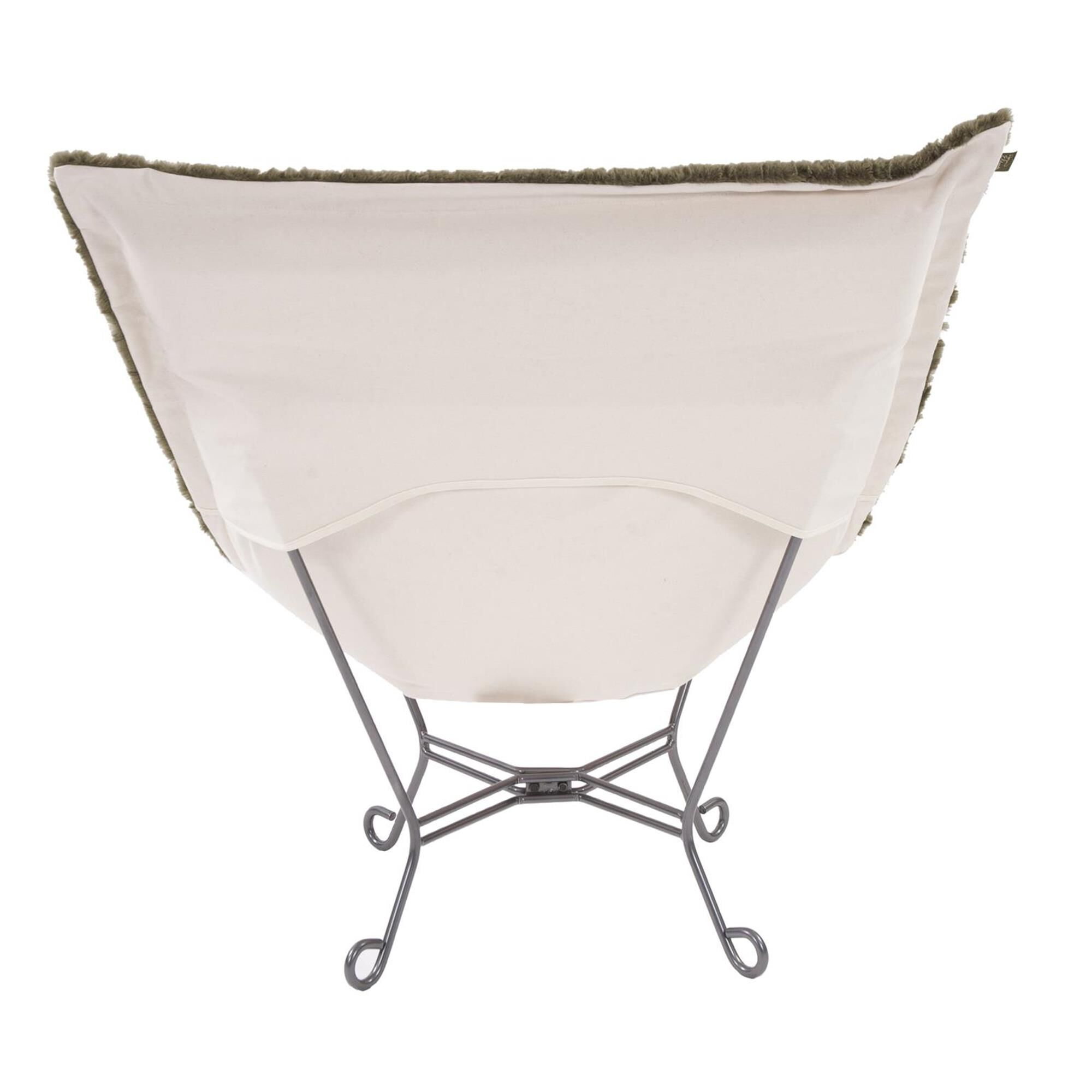 Scroll Puff Accent Chair,