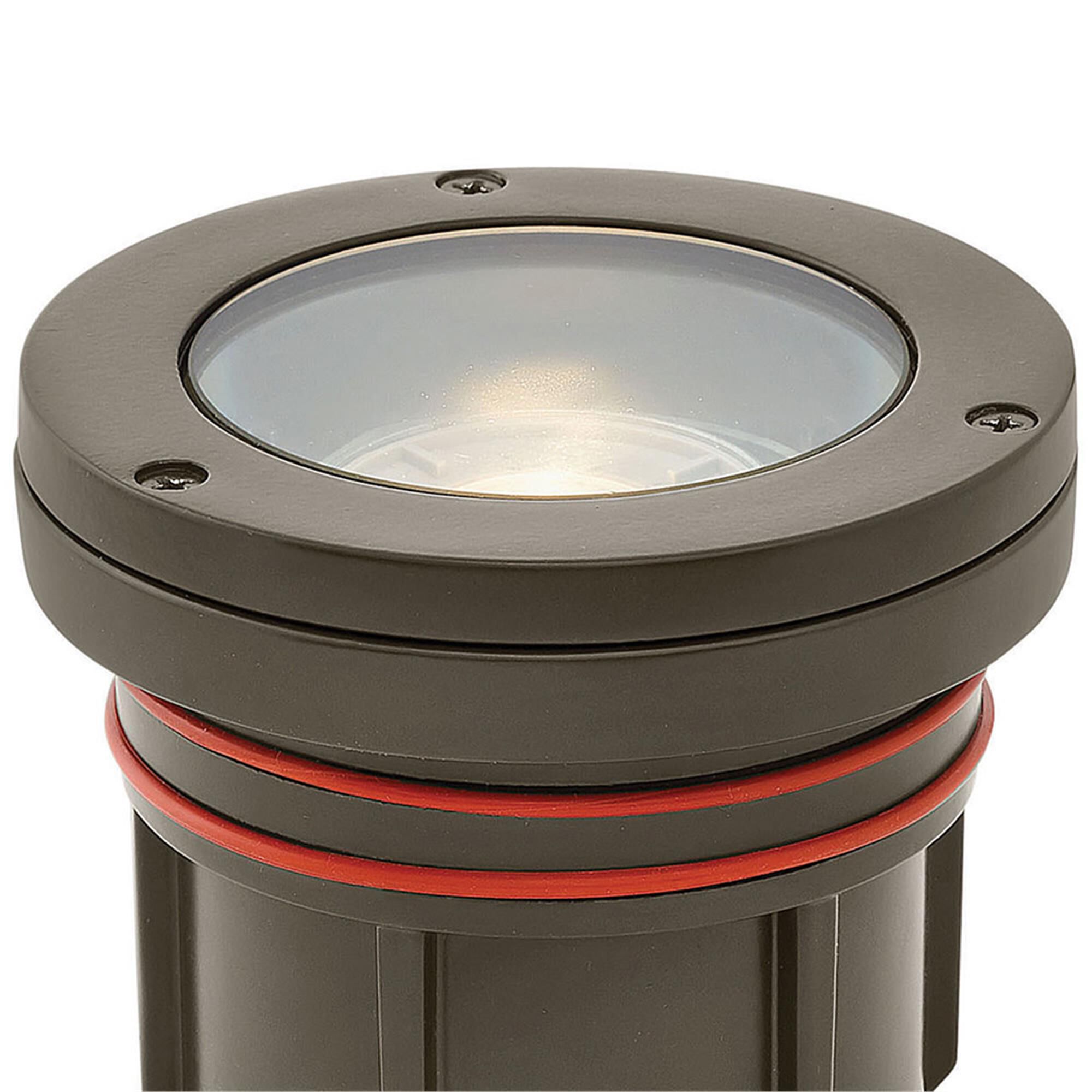 Shown in Bronze finish and Clear Lens glass