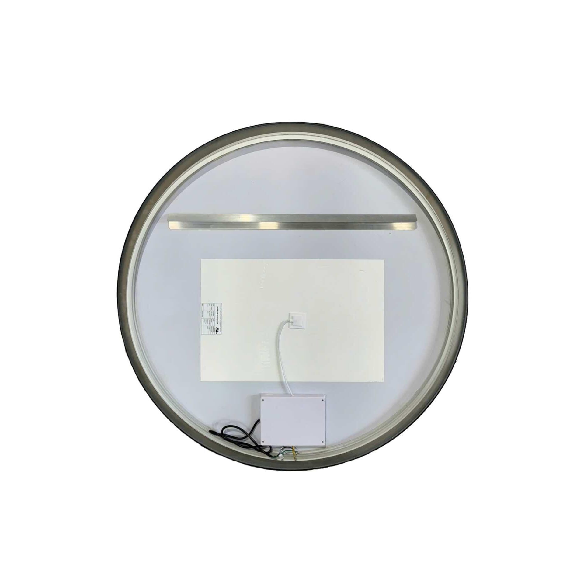 Harmoni 45 Inch Round LED Lighted Mirror by Elegant Decor