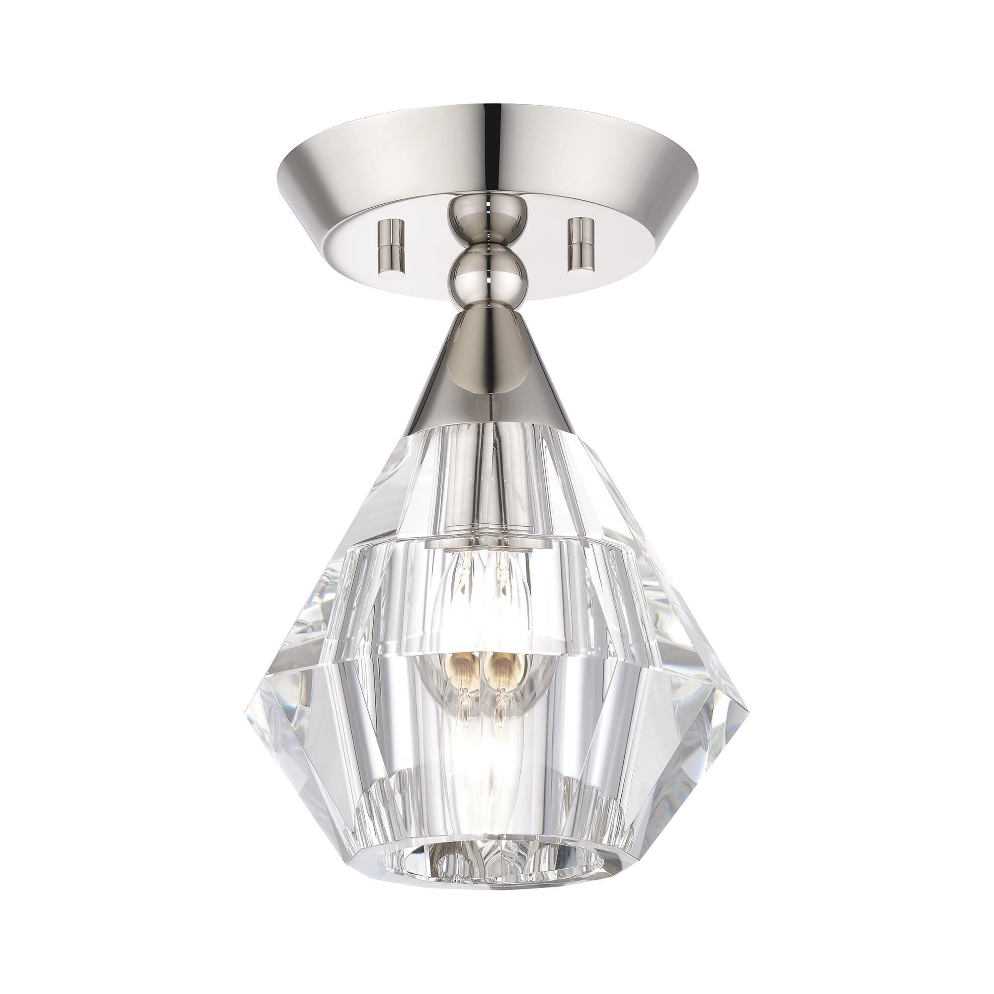 Brussels 1 Light Semi Flush Mount by Livex Lighting