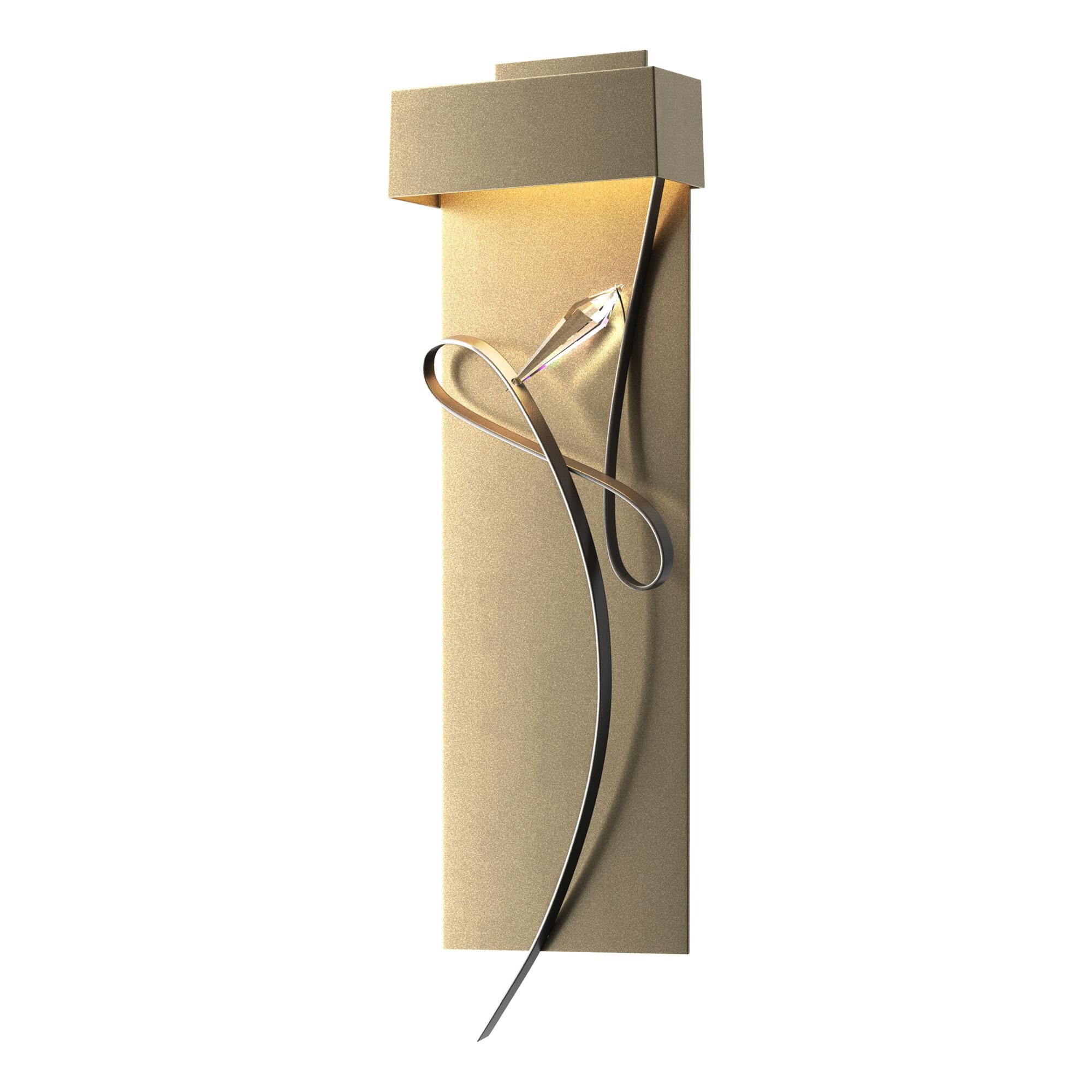 Shown in Soft Gold finish and Dark Smoke accent