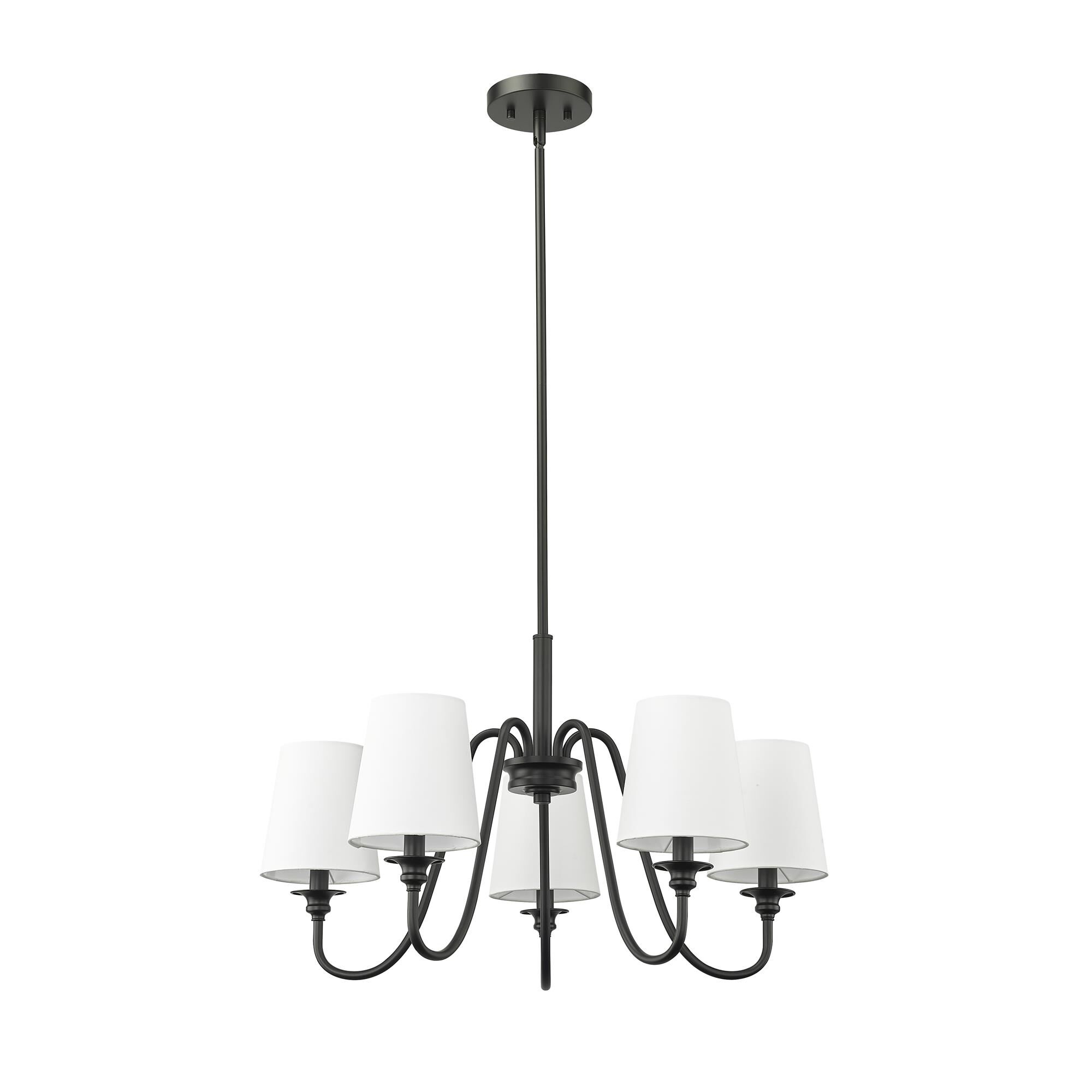 Shown in Matte Black finish and White glass