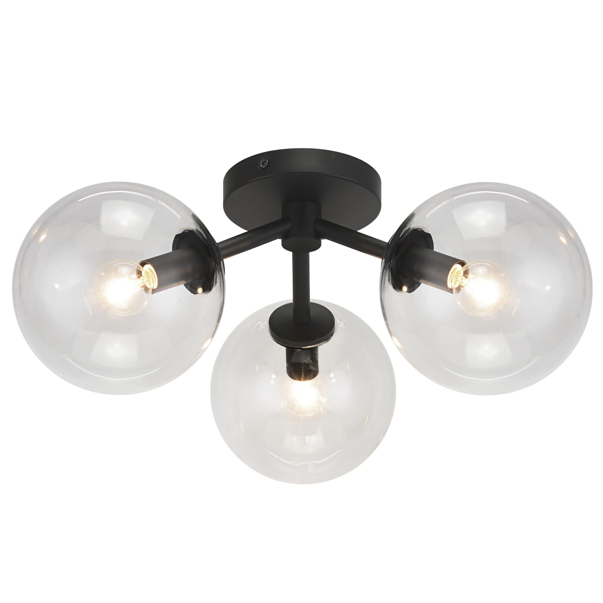 Novo 3 Light Flush Mount by Matteo Lighting