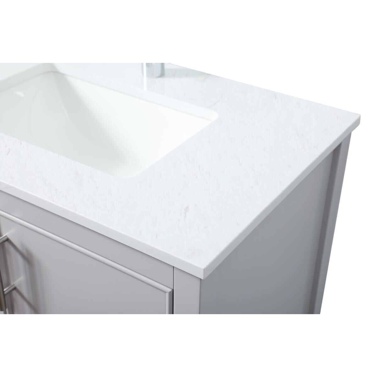 Shown in Grey finish