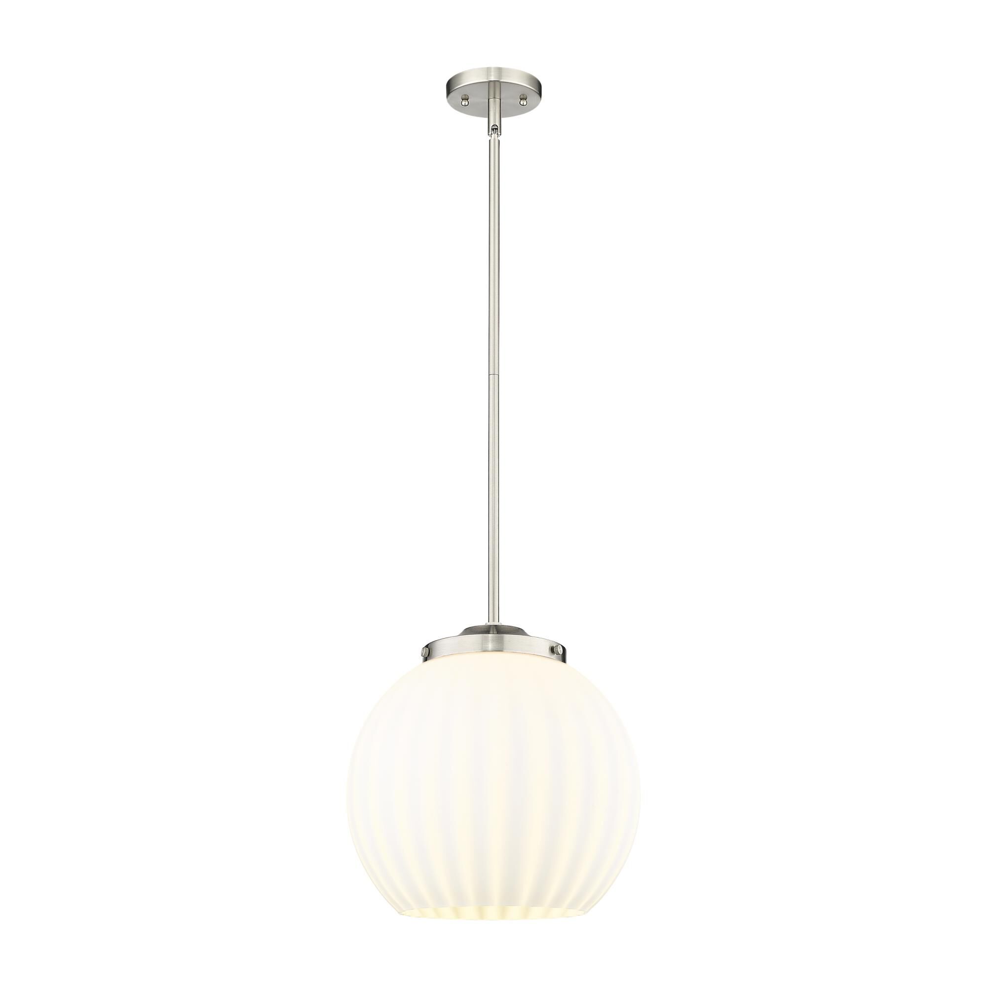 Bruno Marashlian White Venetian 14 Inch Large Pendant by Innovations Lighting