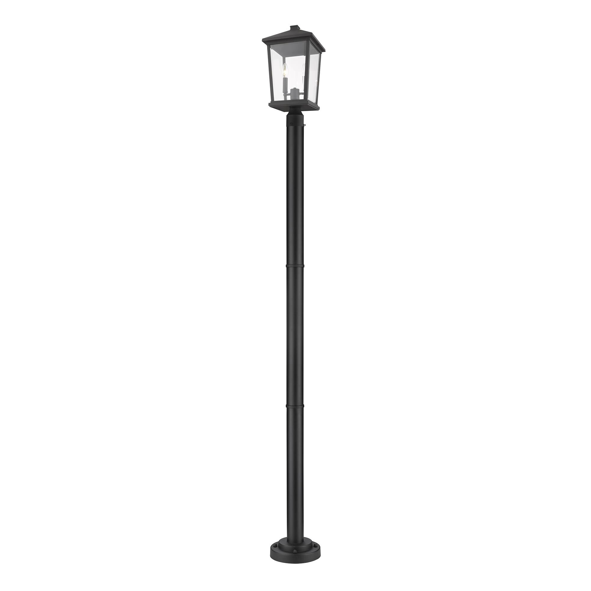 Beacon 83 Inch Tall 2 Light Outdoor Post Lamp by Z-Lite