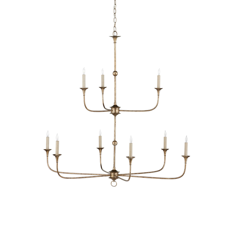 Nottaway Large Chandelier by Currey & Company