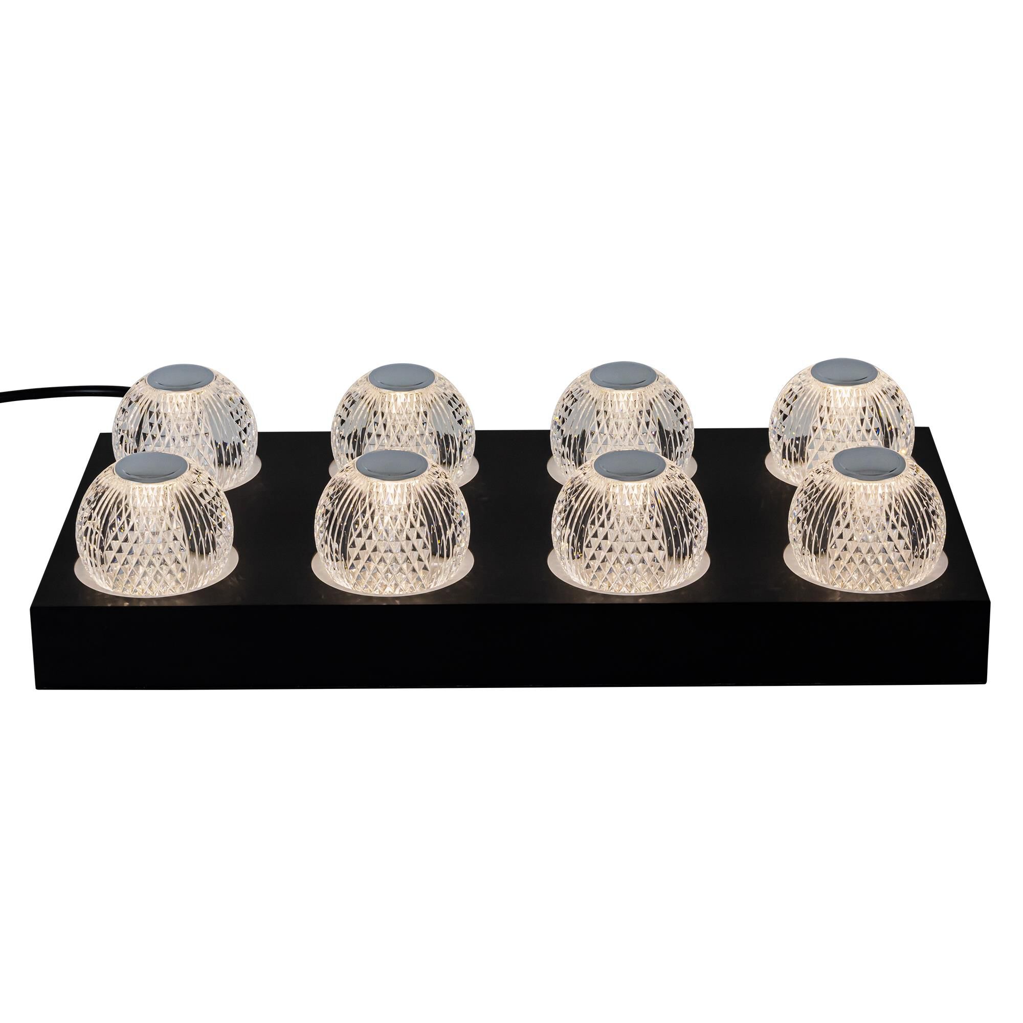 Marni 8-unit Black Charging Station Other Home Accent by Alora Lighting