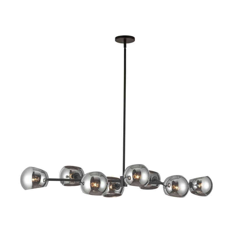 Willow Medium Linear Chandelier by Alora Mood